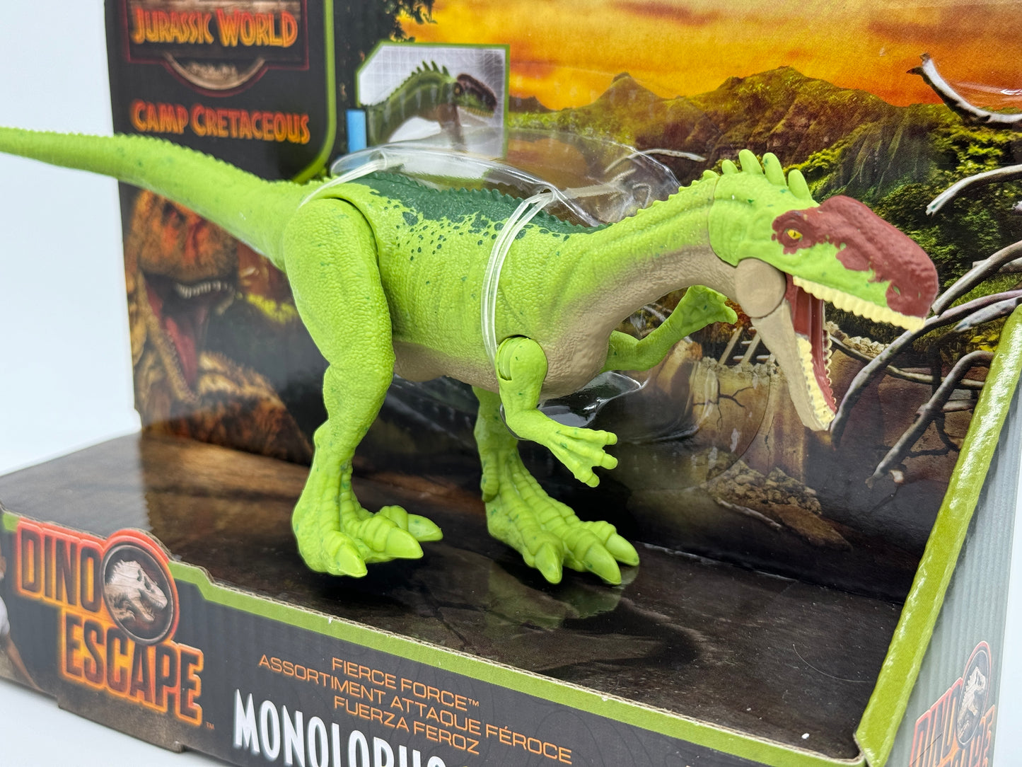 Jurassic World Camp Cretaceous "Monolophosaurus" Dino Escape Fierce Force Netflix