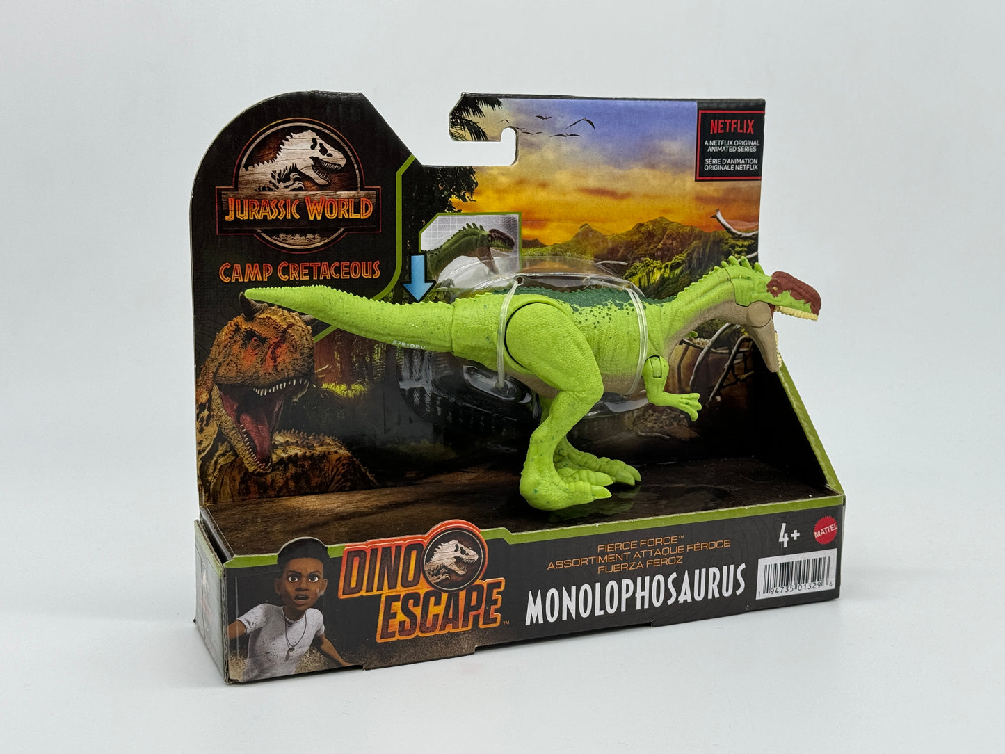Jurassic World Camp Cretaceous "Monolophosaurus" Dino Escape Fierce Force Netflix