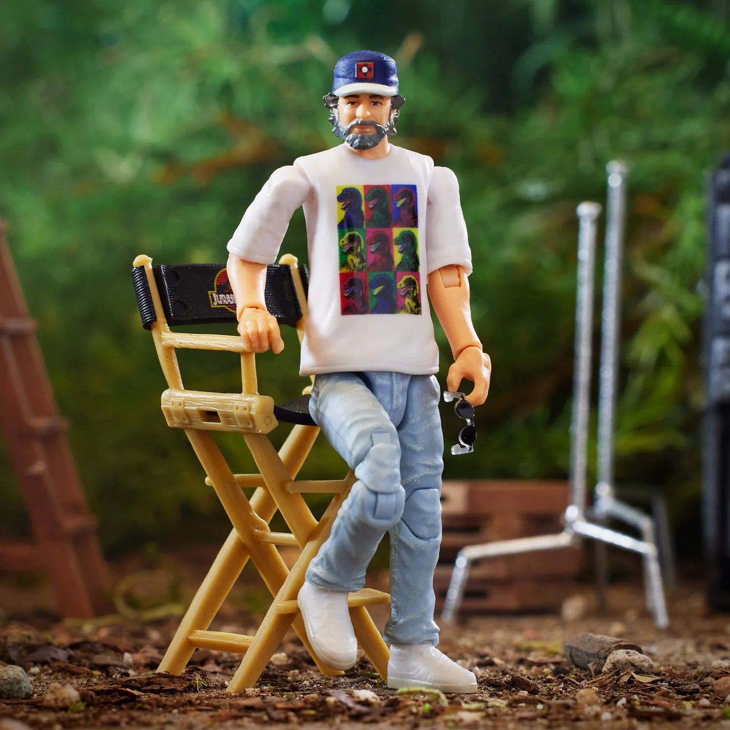 Jurassic Park "Steven Spielberg Figure" 30th Anniversary Mattel Creations SDCC Exclusive