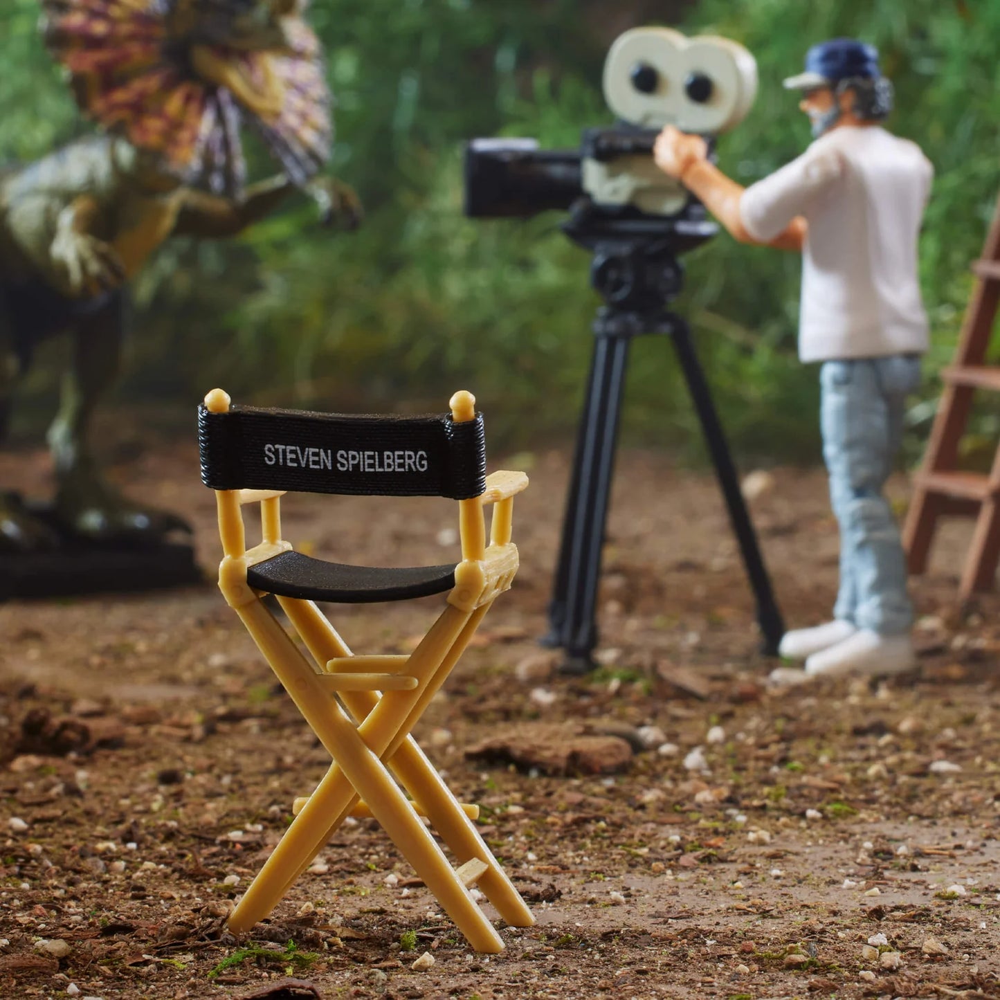 Jurassic Park "Steven Spielberg Figure" 30th Anniversary Mattel Creations SDCC Exclusive