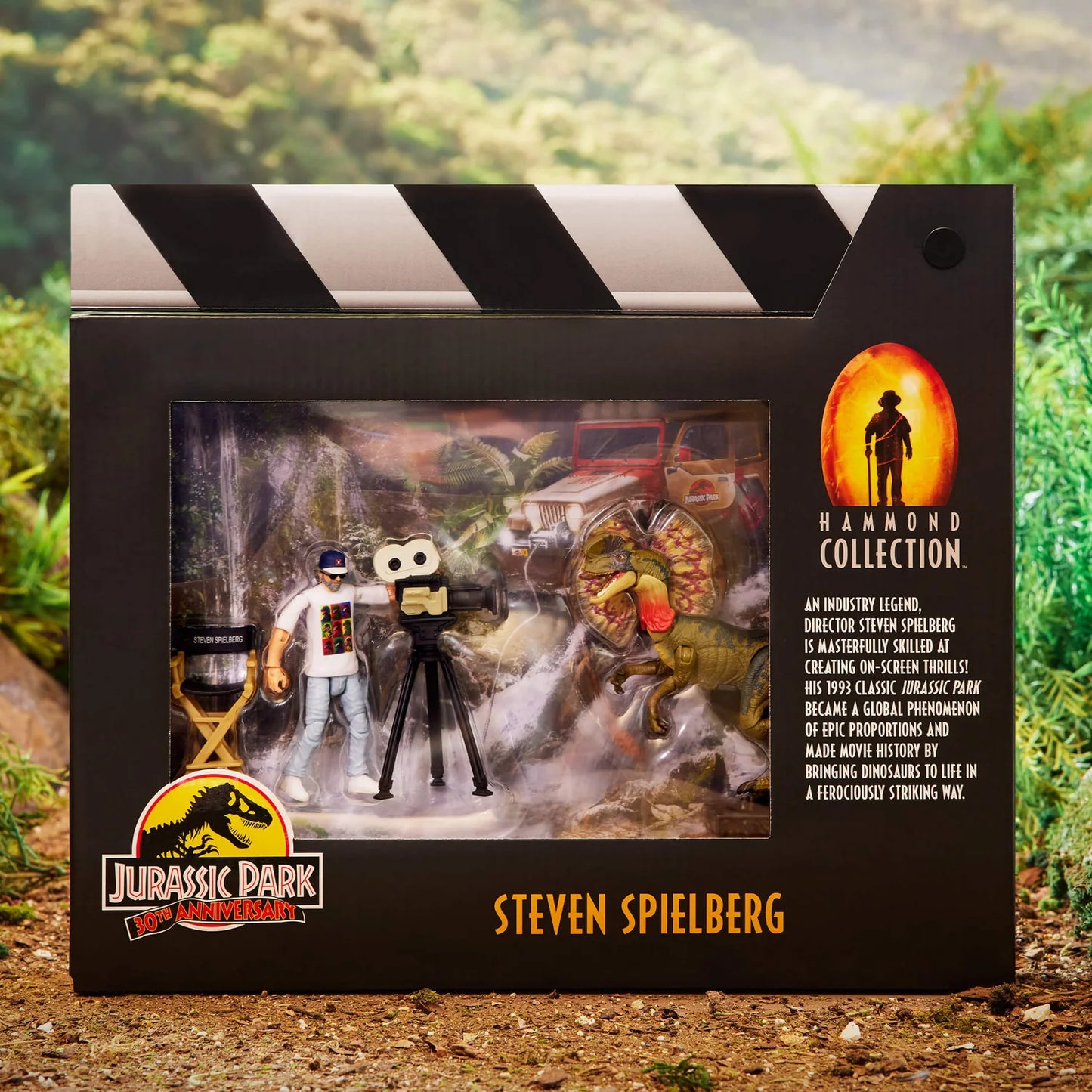 Jurassic Park "Steven Spielberg Figure" 30th Anniversary Mattel Creations SDCC Exclusive