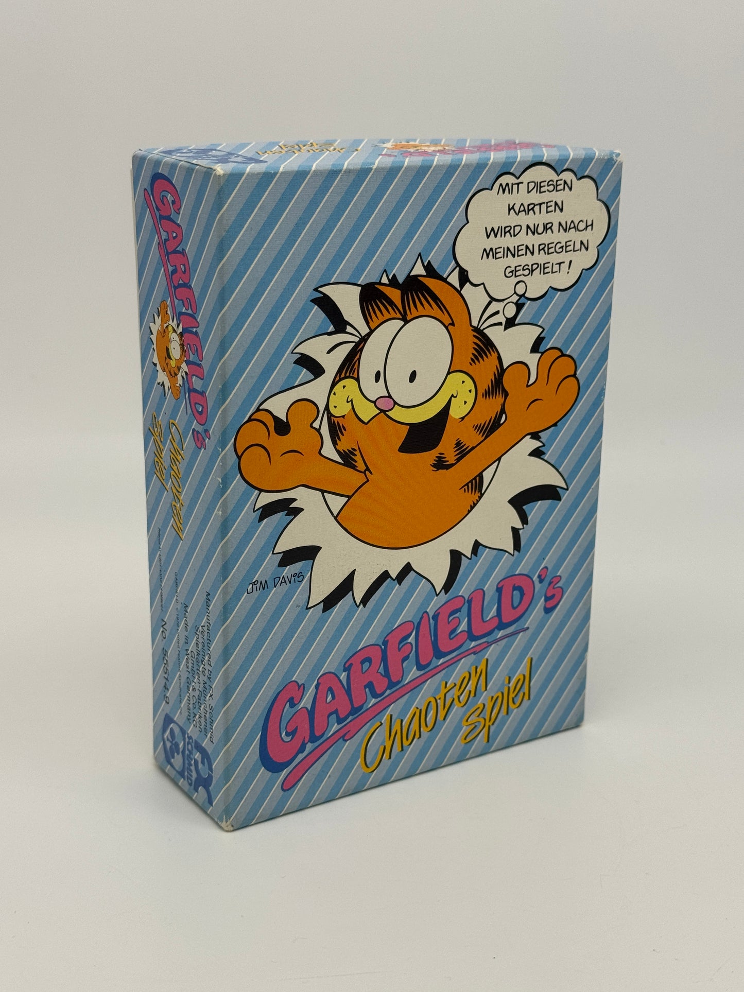 Garfield's chaos game card game Jim Davis cool sayings FX Schmid Spiele 1978