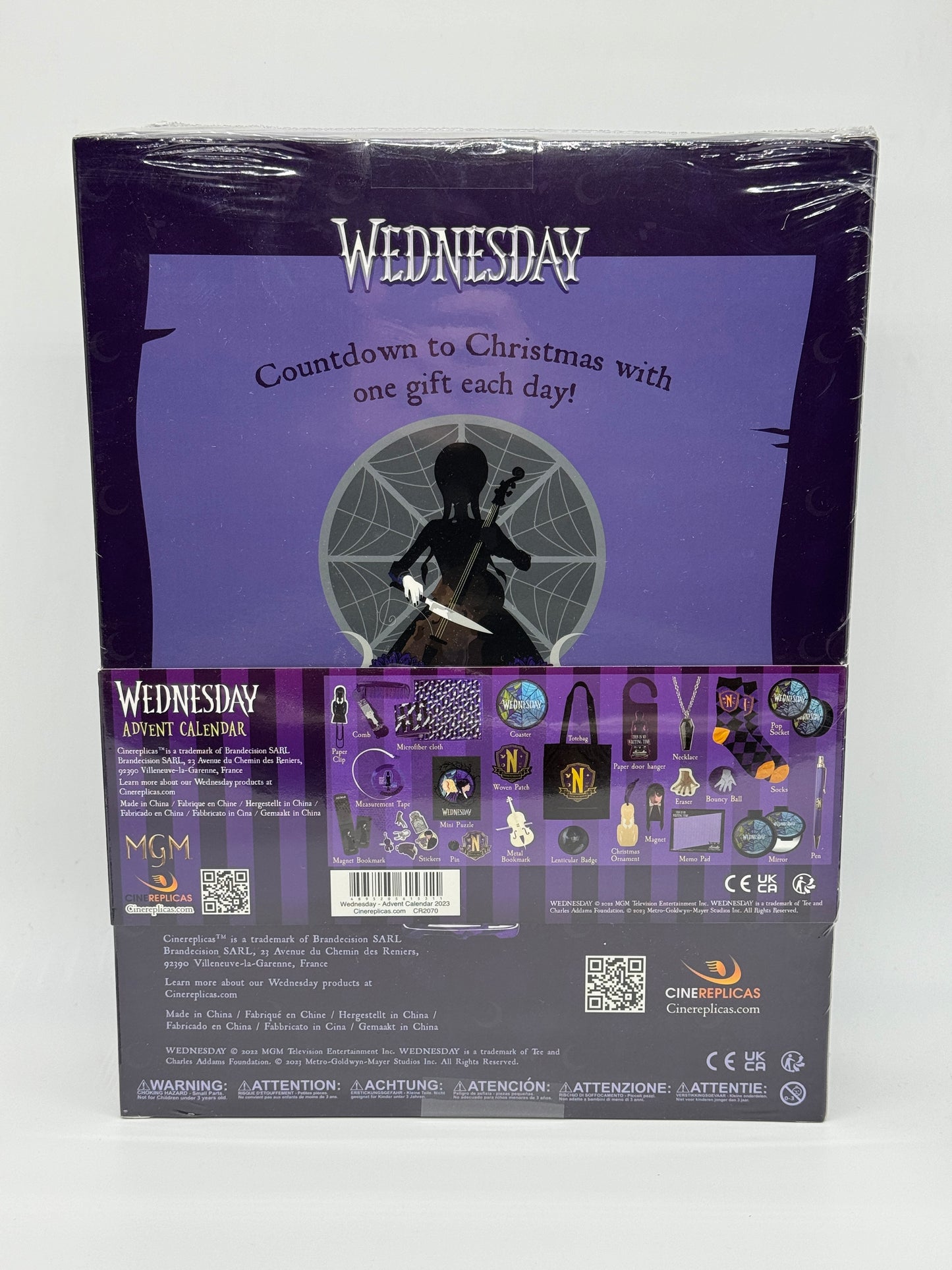 Wednesday "Adventskalender" mit 24 Überraschungen Countdown to Christmas