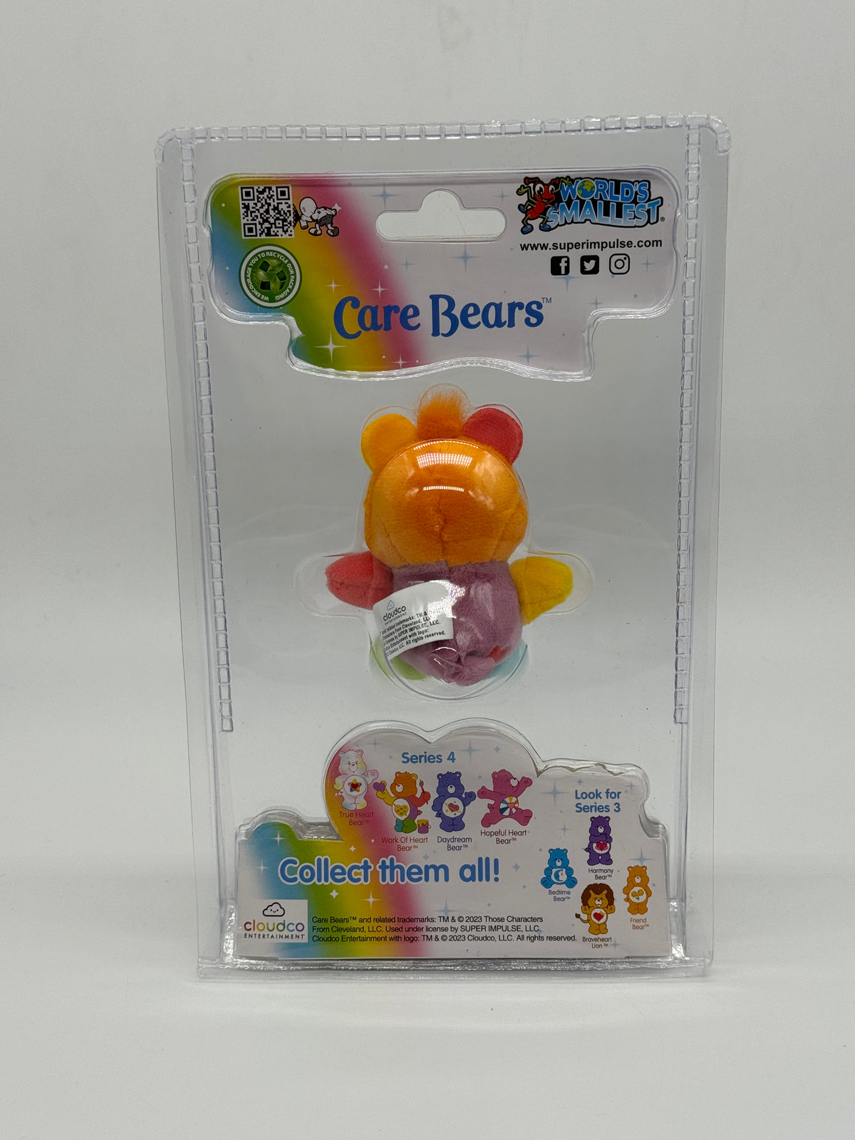 World's Smallest "Work of Heart Bear" Care Bears Care Bears Series 4 (2023)