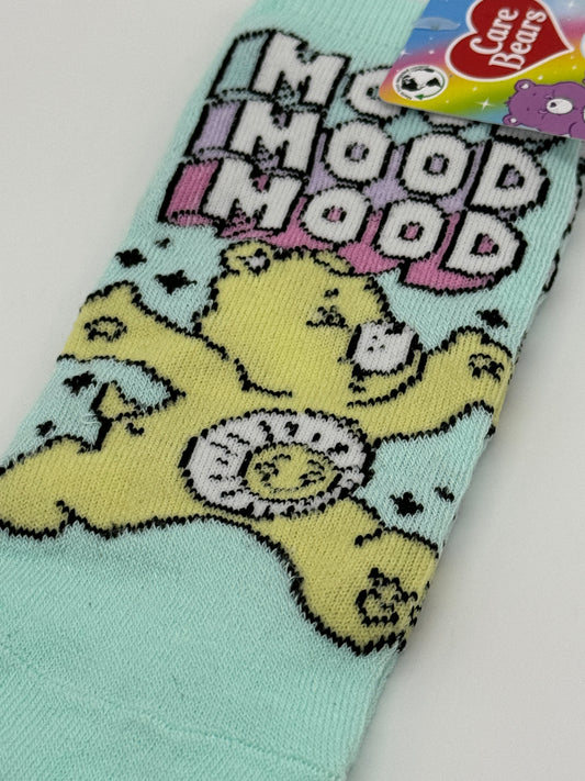 Taille "Chaussettes Mood Mood Mood" Care Bears. 4-10 Turquoise Look Vintage (Cloudco)