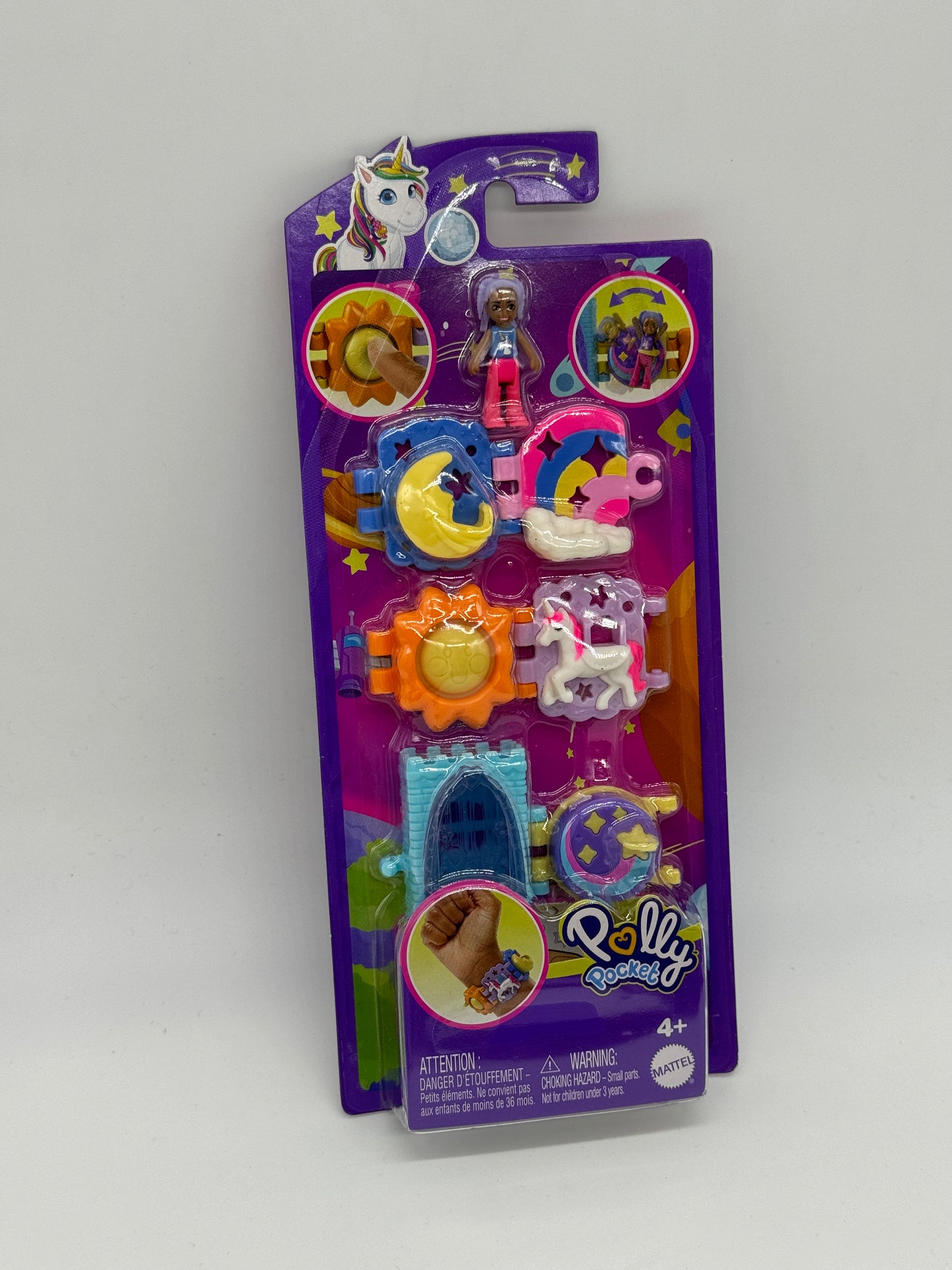 Polly Pocket "Armband" Treasure Unicorns zum Selbststecken (Mattel, 2022)