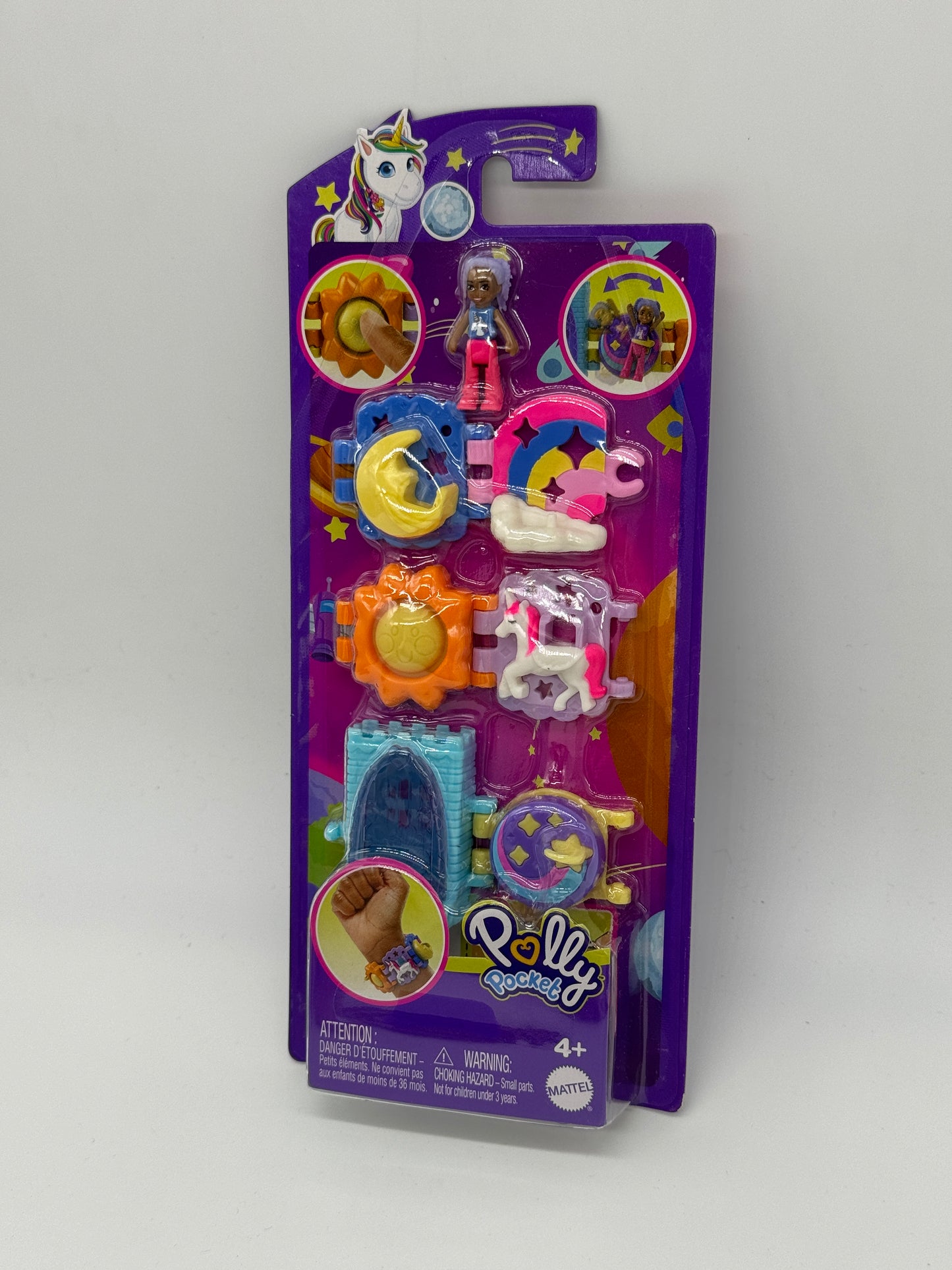 Polly Pocket "Armband" Treasure Unicorns zum Selbststecken (Mattel, 2022)