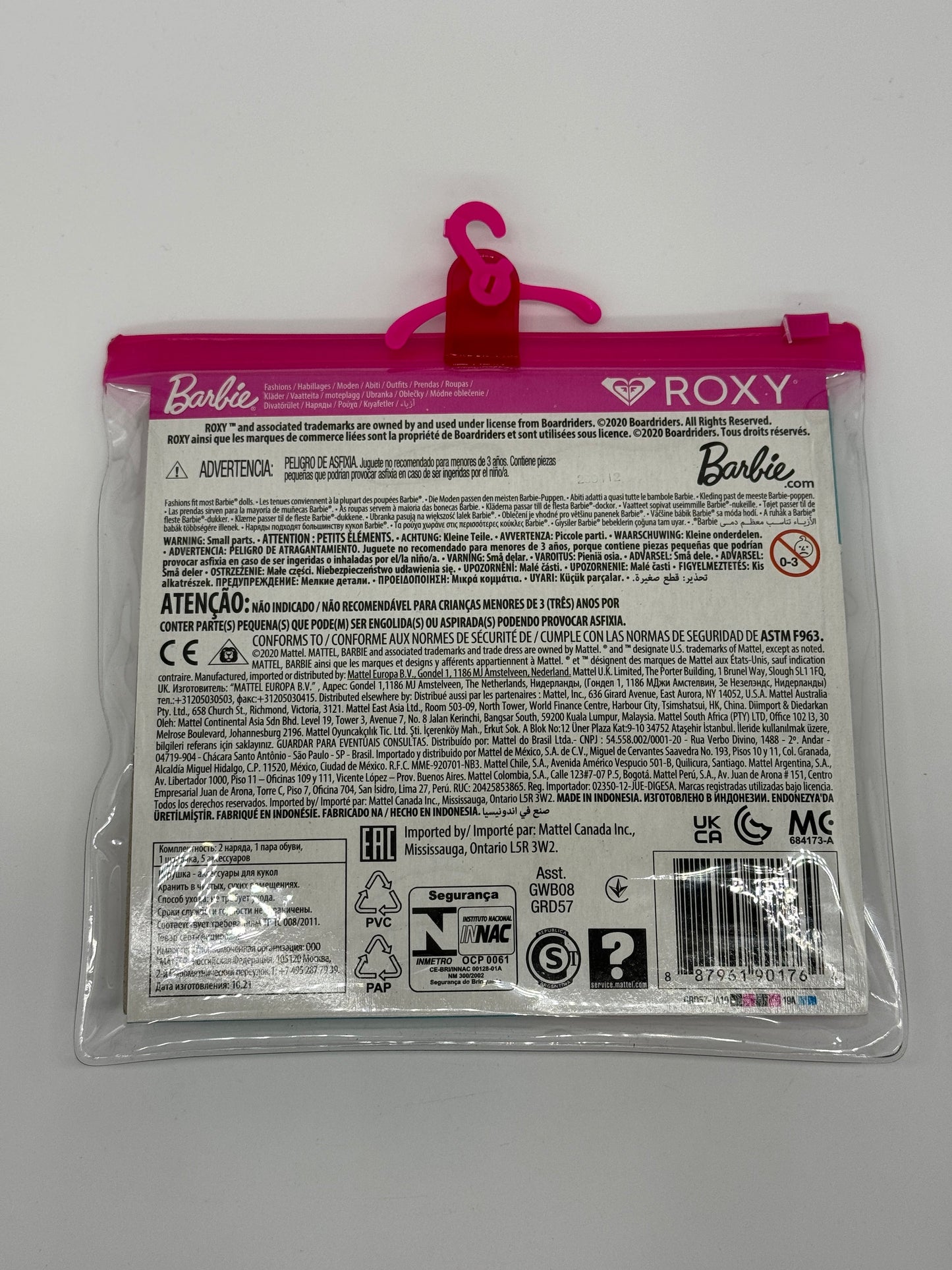 Barbie Fashions Roxy Zubehör "Gestreiftes Kleid und Badeanzug" Big Pack mit Zubehör