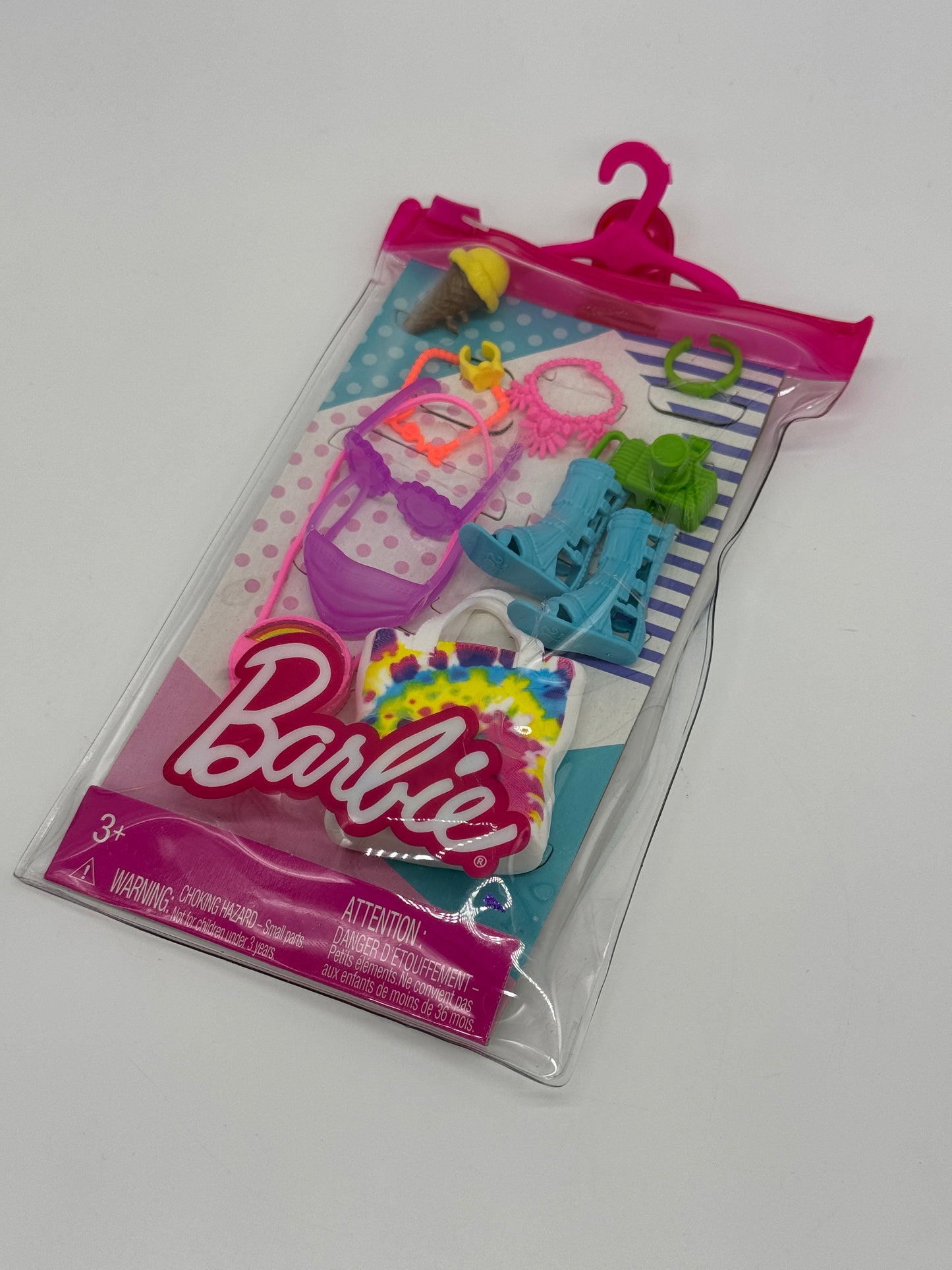 Barbie Fashions Zubehör "Römersandalen, Kamera, Eis, Tasche u.v.m."
