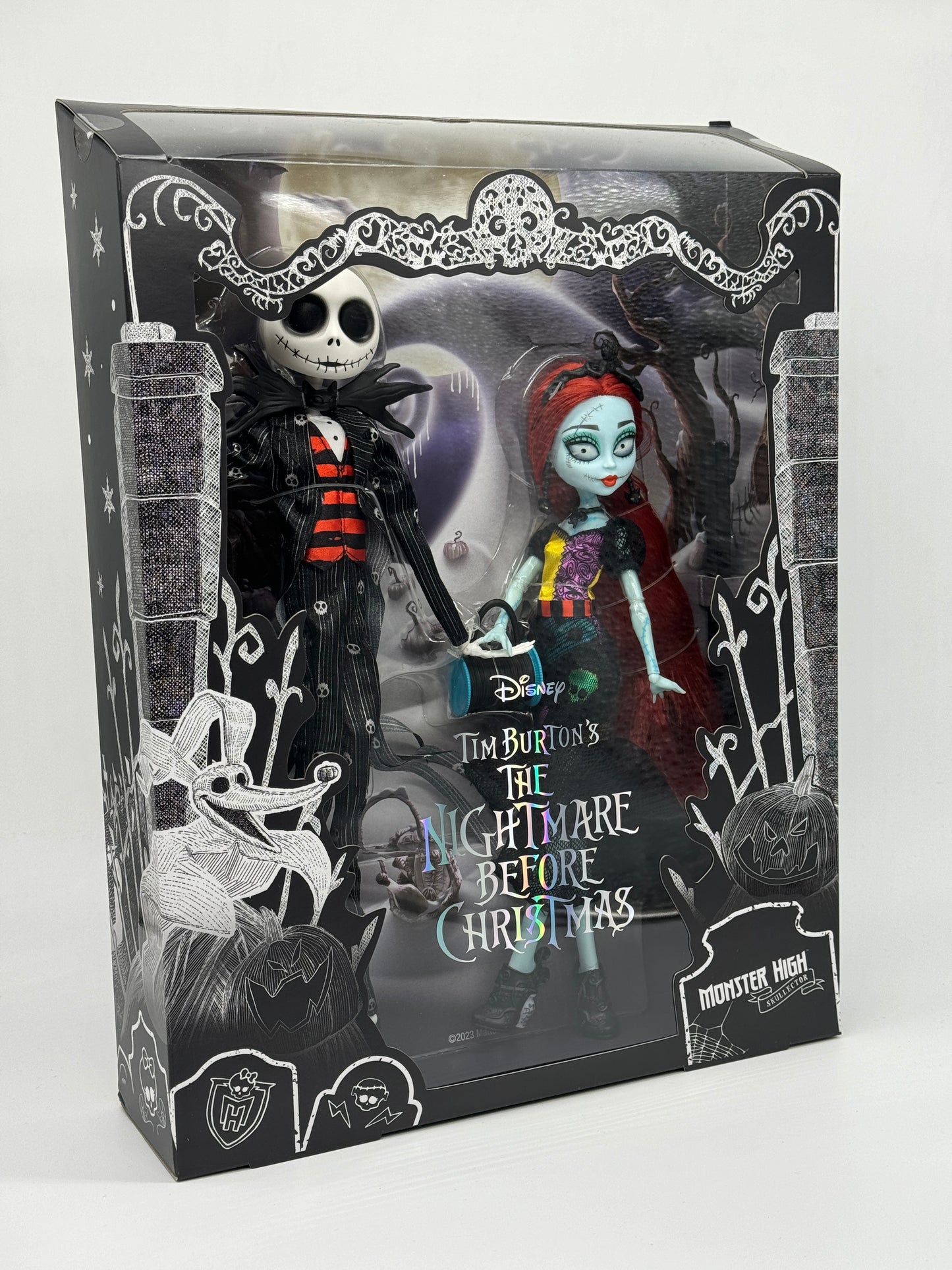 Monster High "Jack Skellington & Sally" Nightmare Before Christmas Skullector Dolls (2023)