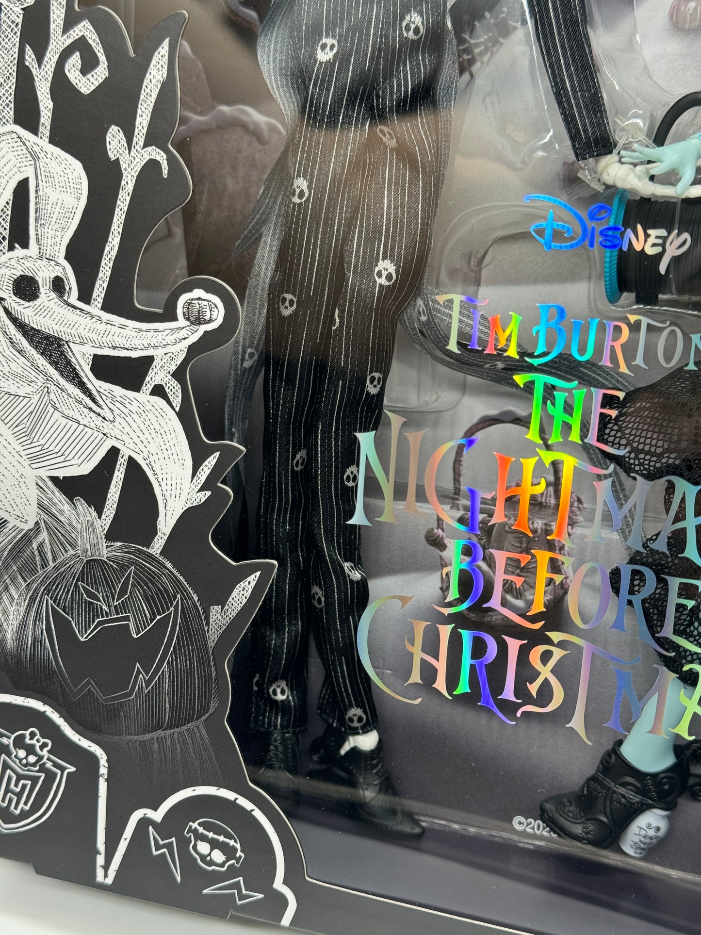 Monster High "Jack Skellington & Sally" Nightmare Before Christmas Skullector Dolls (2023)