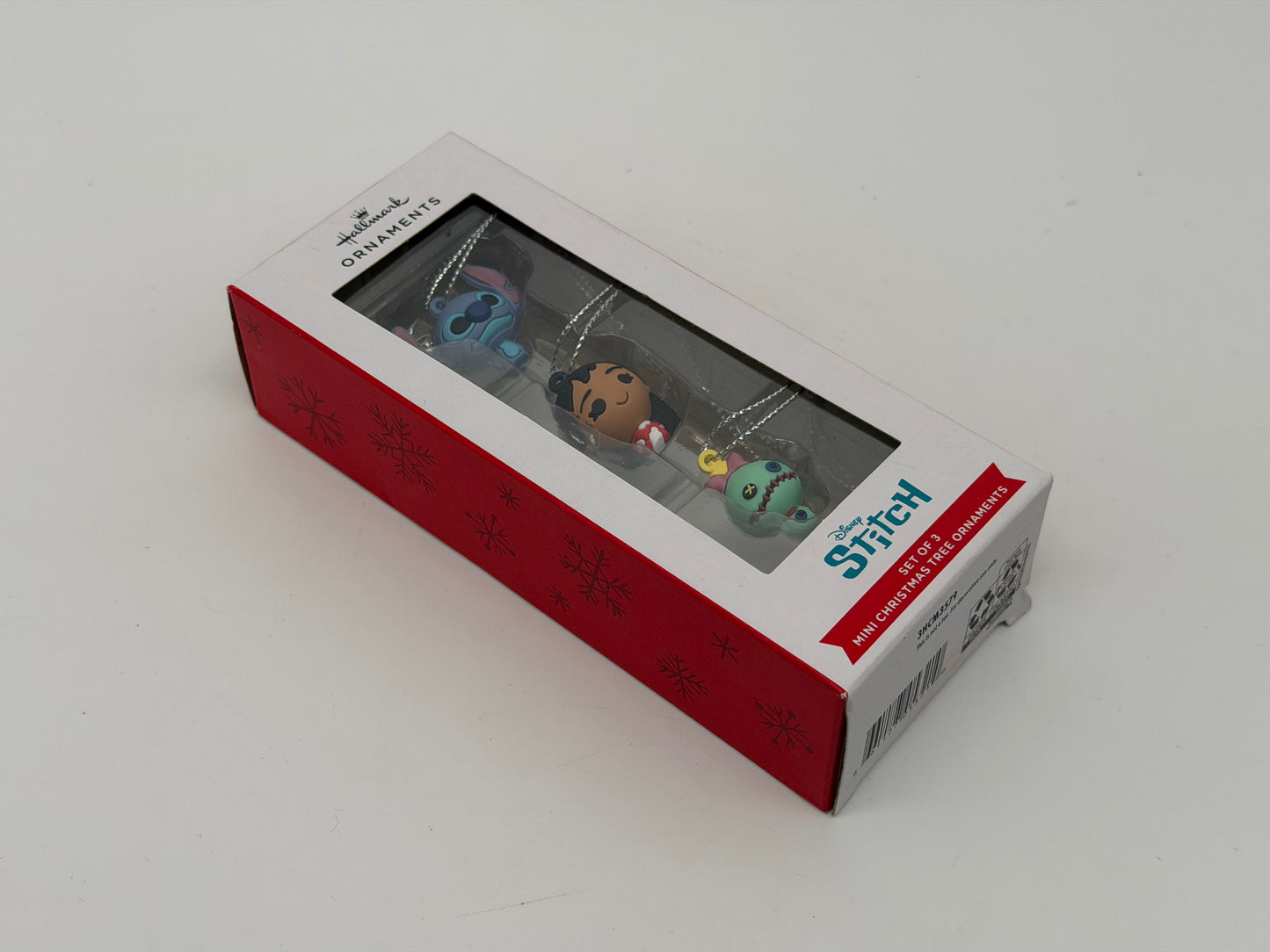 Hallmark Ornaments "Disney Stitch 3er Set" Mini Weihnachtsbaum Ornamente (2025)