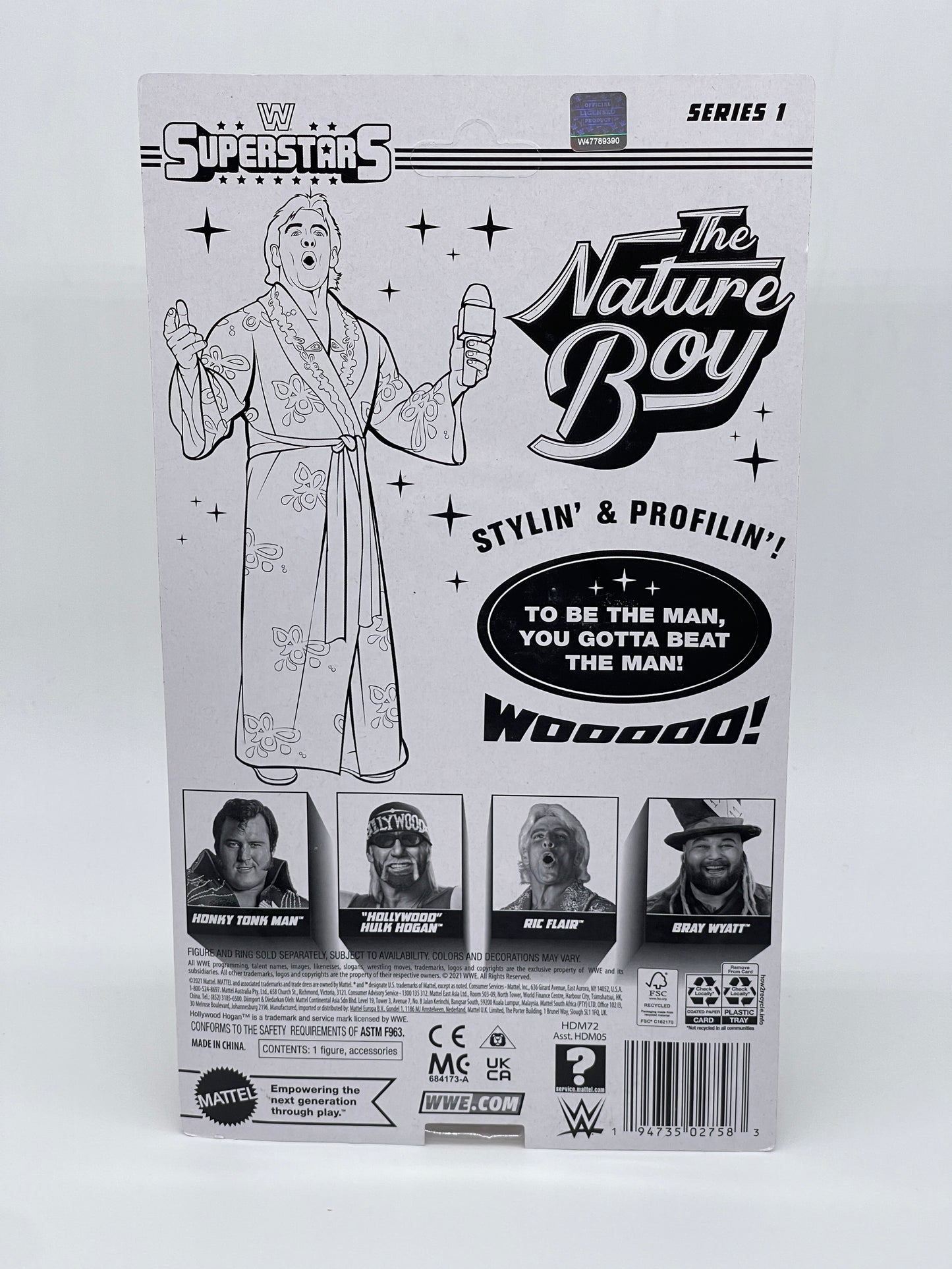 WWE Wrestling W Superstars "Ric Flair" Series 1 Mattel unpunched (2021) US