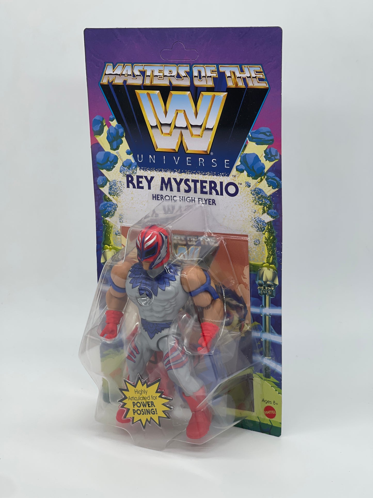 Masters of the W Universe Origins WWE "Rey Mysterio" Heroic High Flyer Wrestling MOTU