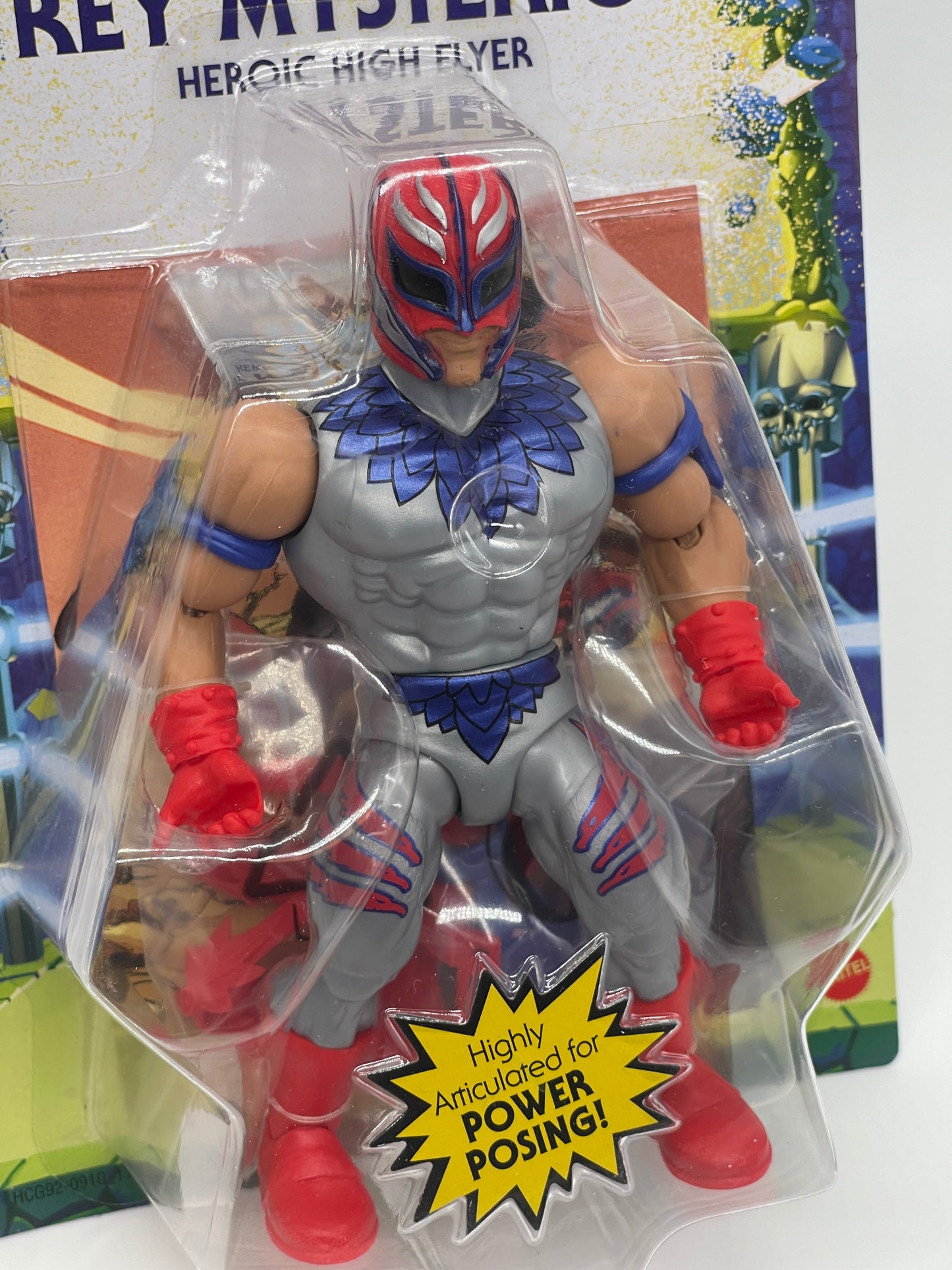 Masters of the W Universe Origins WWE "Rey Mysterio" Heroic High Flyer Wrestling MOTU