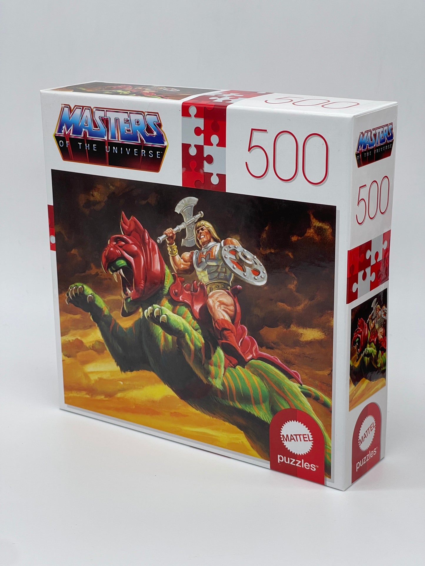 Masters of the Universe "Battle Cat" Puzzle 500 Teile mit Mini Poster 48 x 36 cm (Mattel)