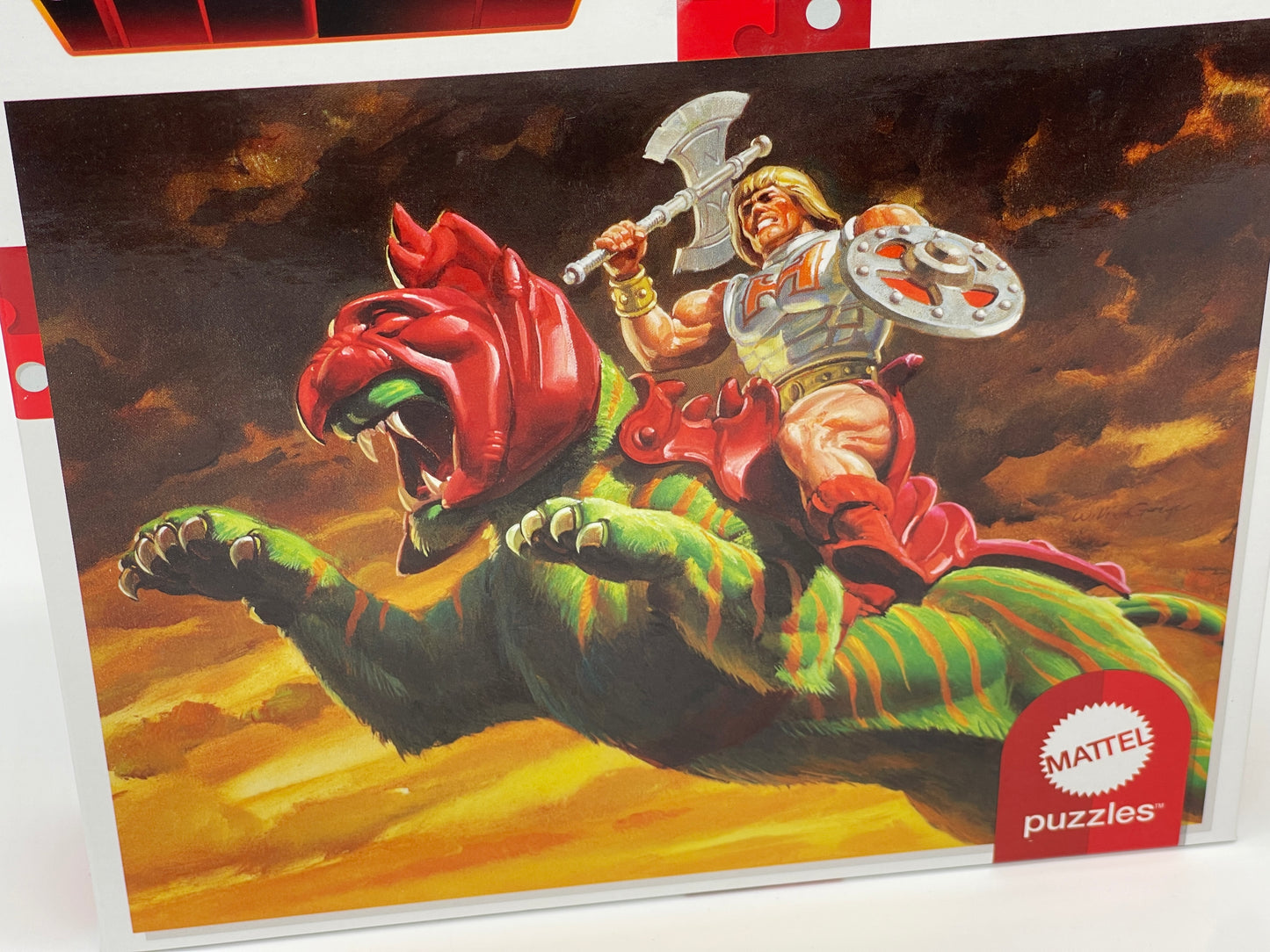 Masters of the Universe "Battle Cat" Puzzle 500 Teile mit Mini Poster 48 x 36 cm (Mattel)