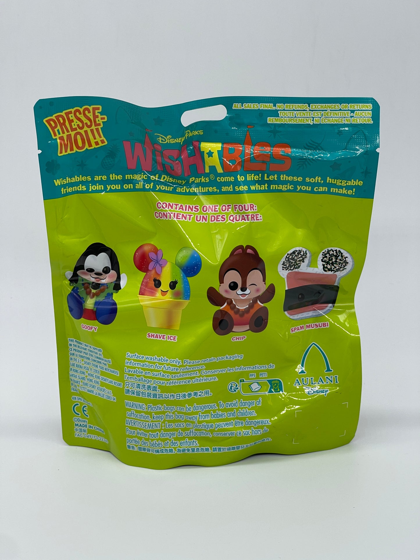 Disney Parks "Aulani Hawaii Resort" Wishables Plüschfigur Blindbag Limited Edition - End of Toys Store