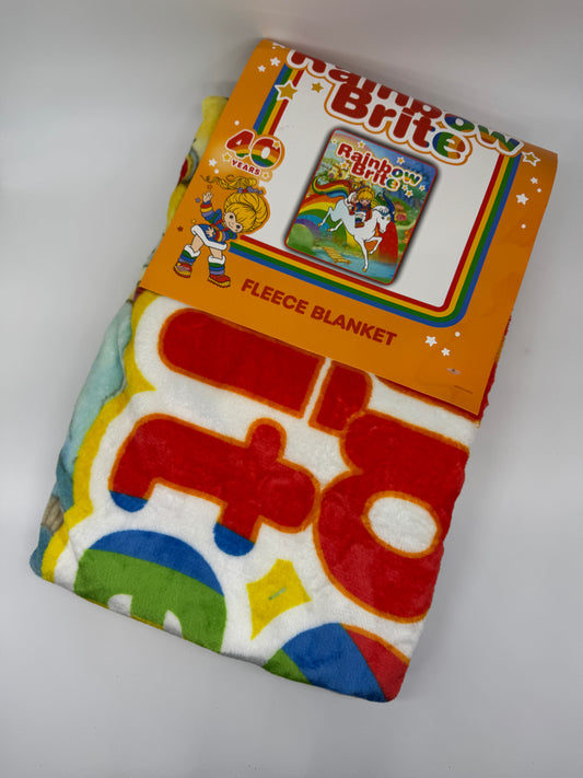 Regina Regenbogen "Fleecedecke" 127 x 152 cm Rainbow Brite 40 Jahre Anniversary
