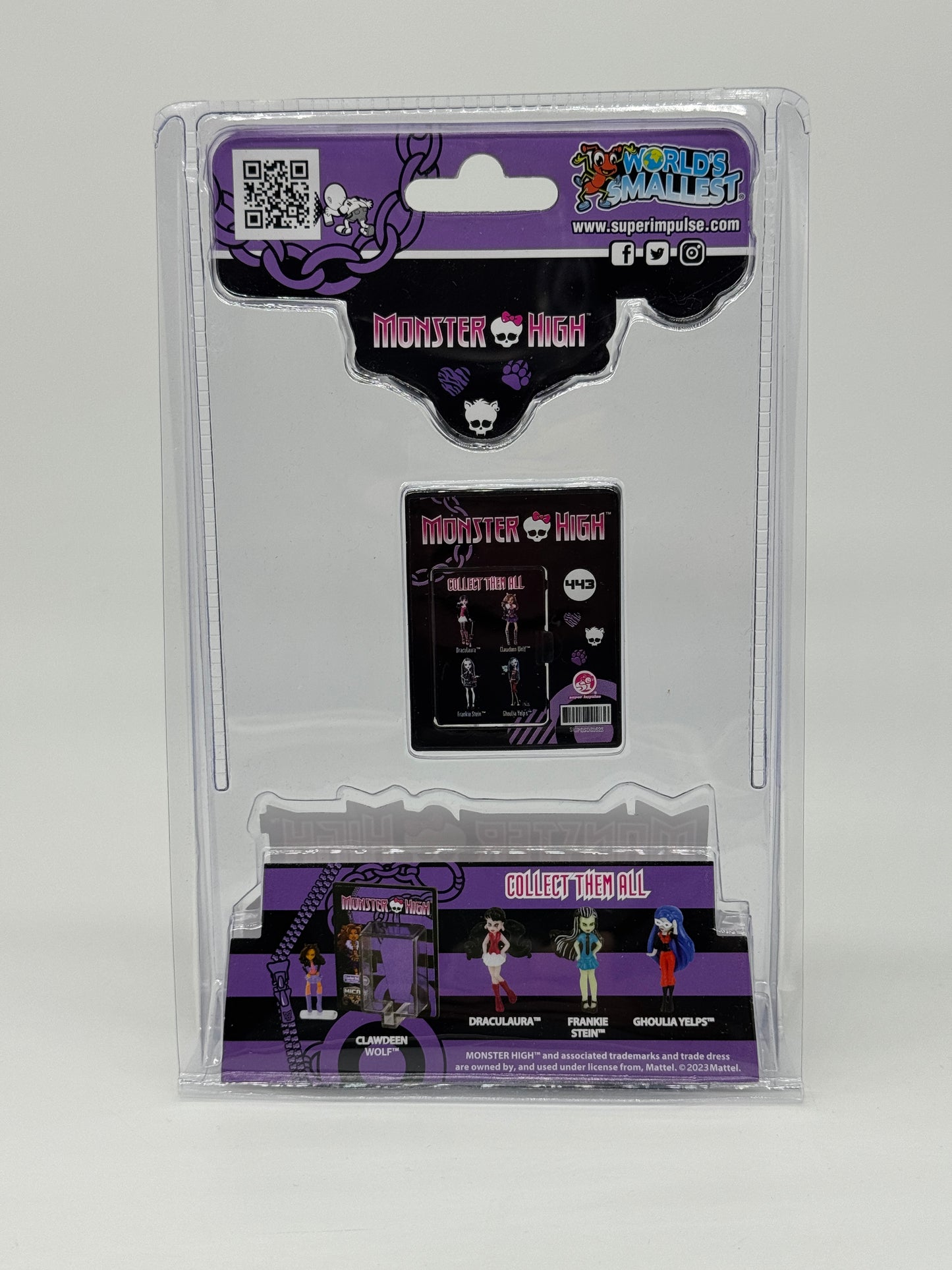 World's Smallest "Clawdeen Wolf" Micro Figures Monster High (2023)