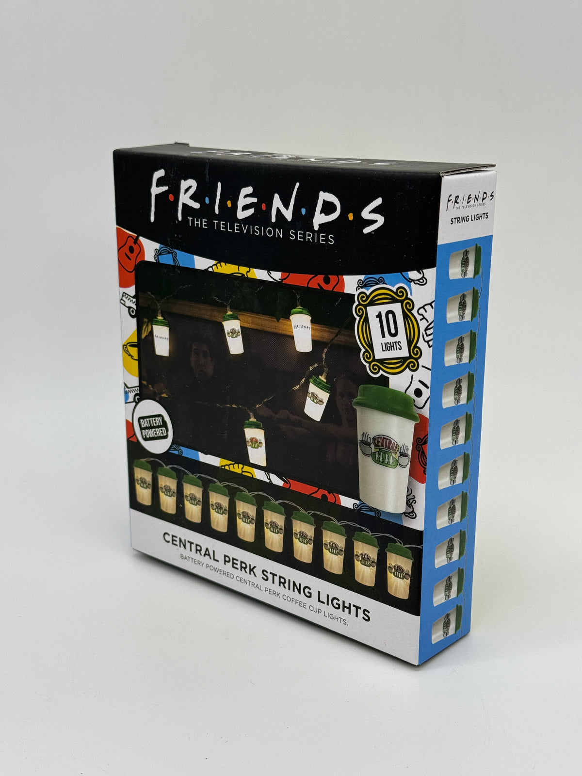 Friends "Lichterkette" Central Perk Coffee To-Go Becher Stil batteriebetrieben (10 Lichter) - End of Toys Store