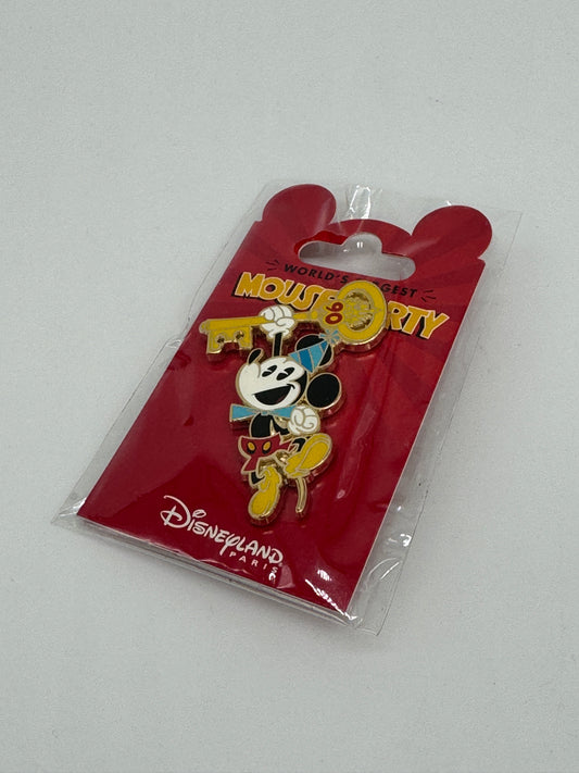 Disney Sammelpin "World's Biggest Mouse Party 90 Jahre" Trading Pin Disneyland Paris