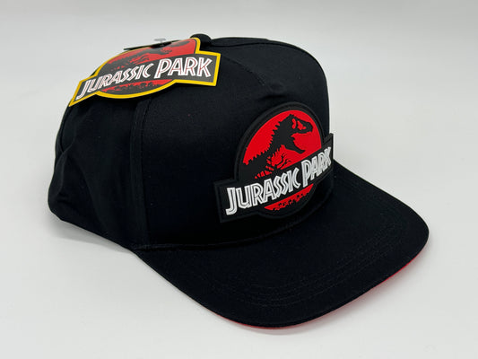 Jurassic Park Logo "Baseball Cap / Basecap / Mütze / Kappe" Parklogo rot