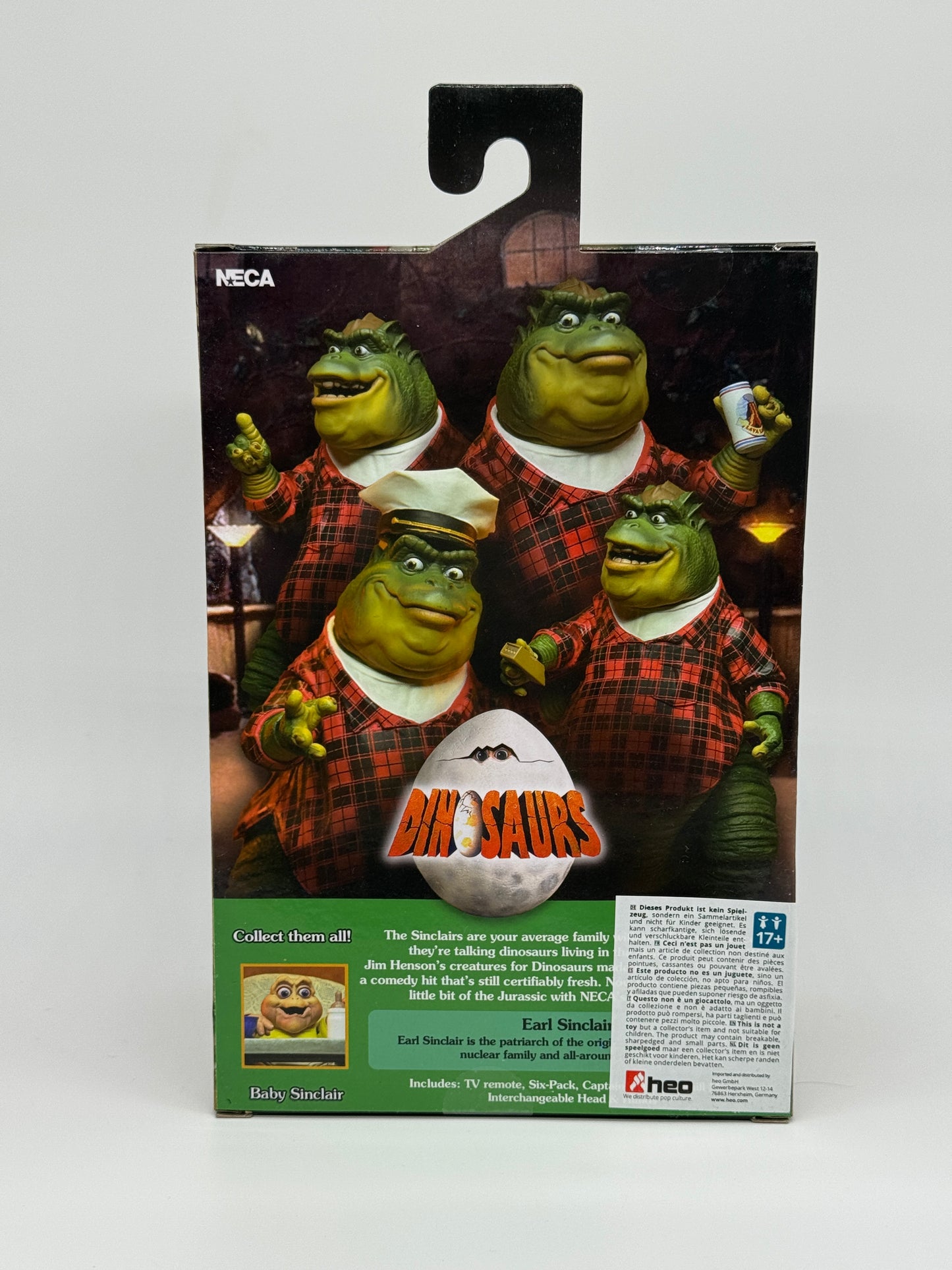 Die Dinos "Earl Sinclair" Dinosaurs Ultimate Sammlerfigur 18 cm Neca (2024)