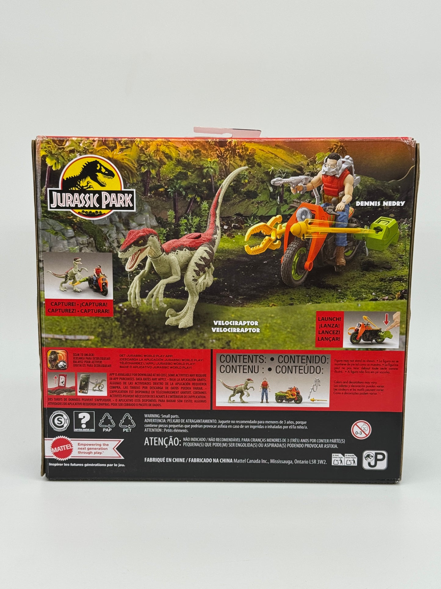 Jurassic Park '93 "Dennis Nedry Track & Chase Pack" Classic Collection US Import (2023)