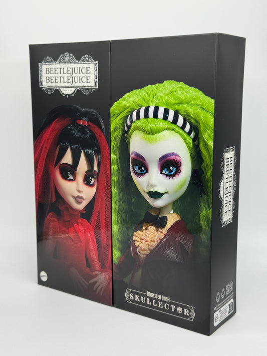 Monster High "Betelgeuse & Lydia" Beetlejuice Skullector Two-Pack (2025)