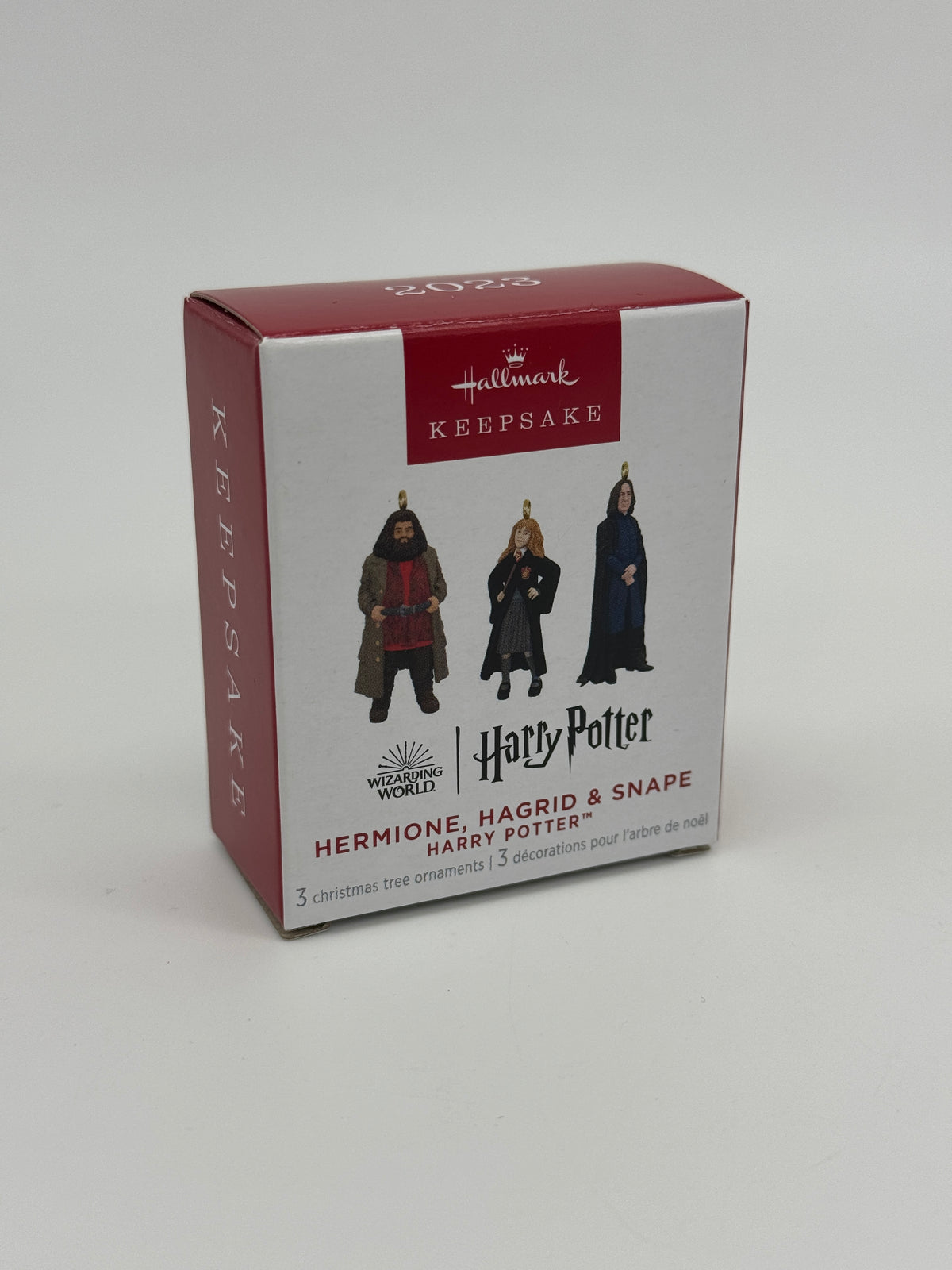Hallmark Ornaments "Harry Potter Hermione, Hagrid & Snape" Keepsake 2023 Microfigure