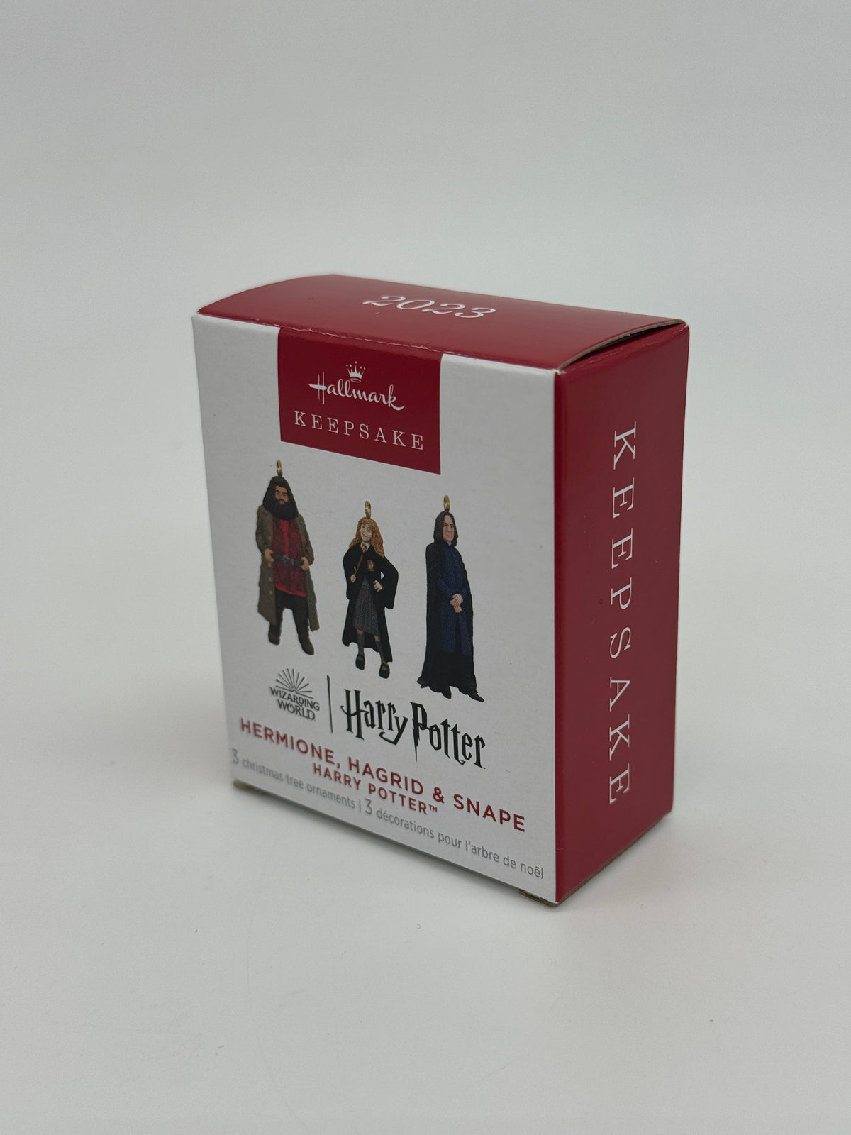 Hallmark Ornaments "Harry Potter Hermione, Hagrid & Snape" Keepsake 2023 Microfigure