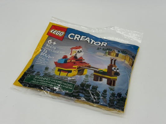 Lego Creator "Weihnachtsmann Schlittenfahrt / Santa's Sleigh Ride" Polybag #30670 (US Version)