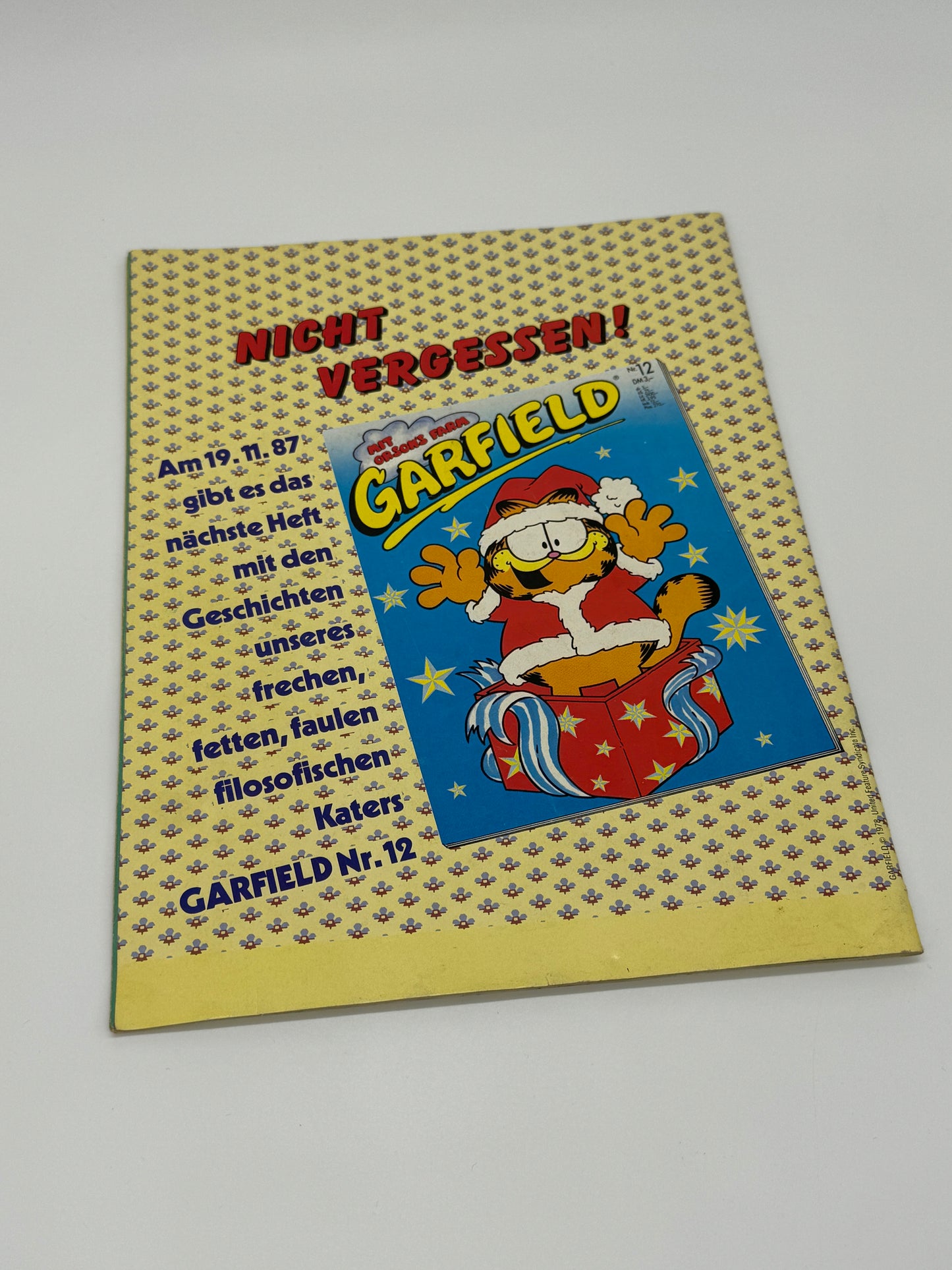 Garfield Comic Band Nr. 11 mit Orson's Farm Vintage Bavaria Comic Verlag (1987)