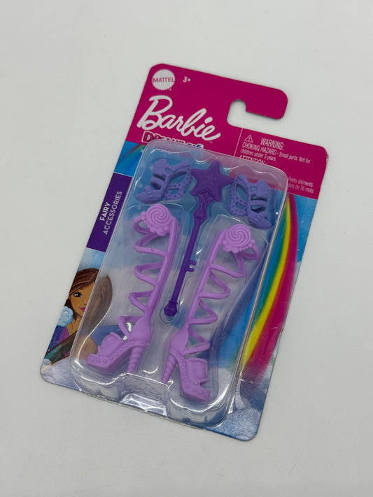 Barbie Dreamtopia "Fairy Accessoires Feen Zubehör" Stiefel, High Heels, Feenstab (2022)