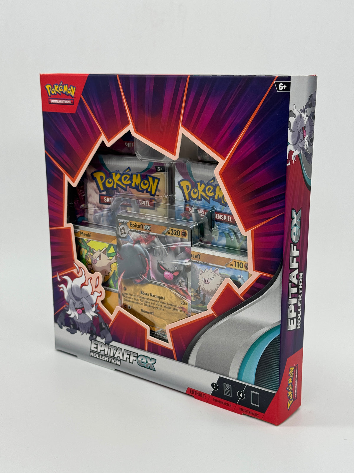 Pokémon "Epitaff-Ex Kollektion" Pack, 4 Boosterpacks, Holokarten uvm. (2023) - End of Toys Store