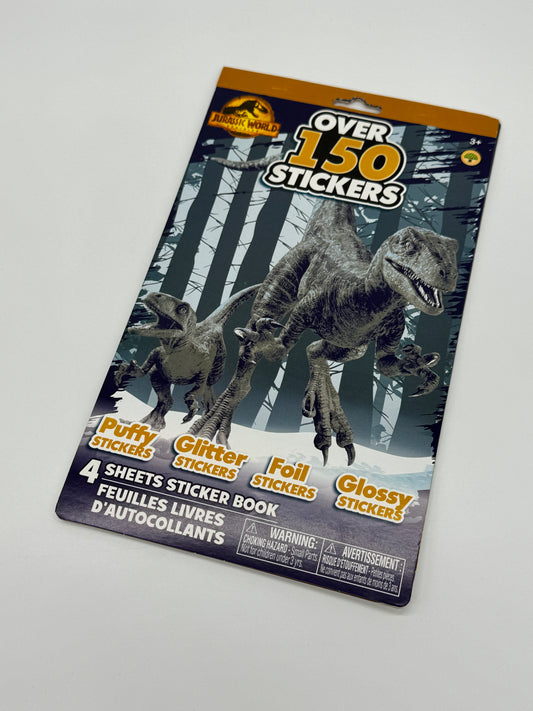 Jurassic World Dominion "150 Sticker" 3D-, Glitter-, Folien- und Glossy-Sticker (2023)