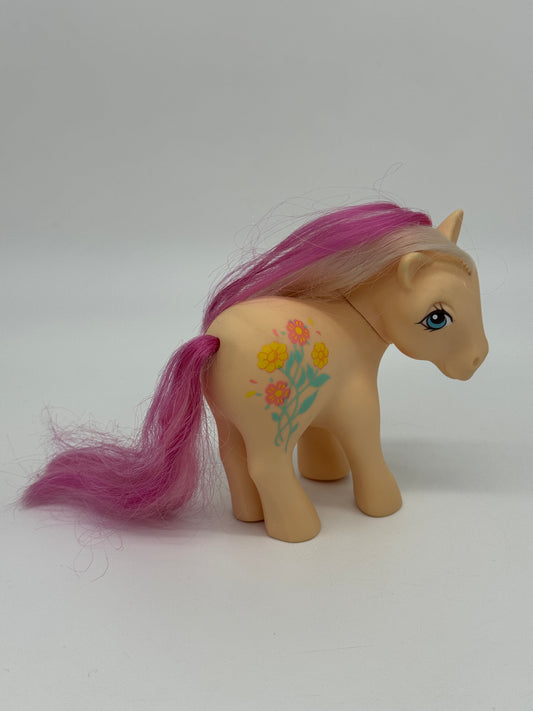 My Little Pony "G1 German Sweet Clover Picnic" Peach Vintage Hasbro Patent Pending entfernt (1983)