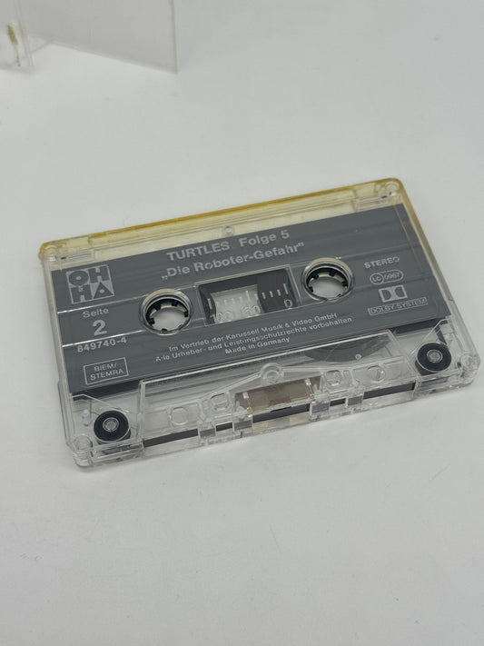 Turtles Folge #5 "Die Roboter-Gefahr - Der Schlüssel der Macht" Hörspielkassette (OHHA)