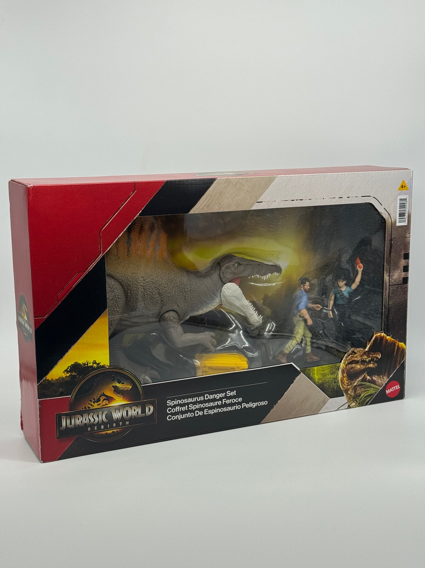 Jurassic World Rebirth "Spinosaurus Danger Set" Gefahrenset mit Zubehör (2025)