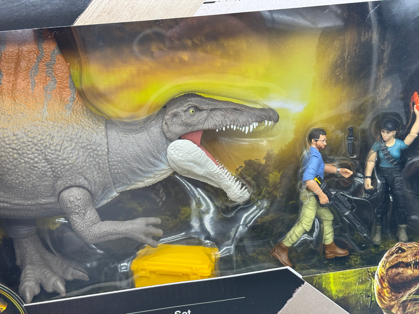 Jurassic World Rebirth "Spinosaurus Danger Set" Gefahrenset mit Zubehör (2025)