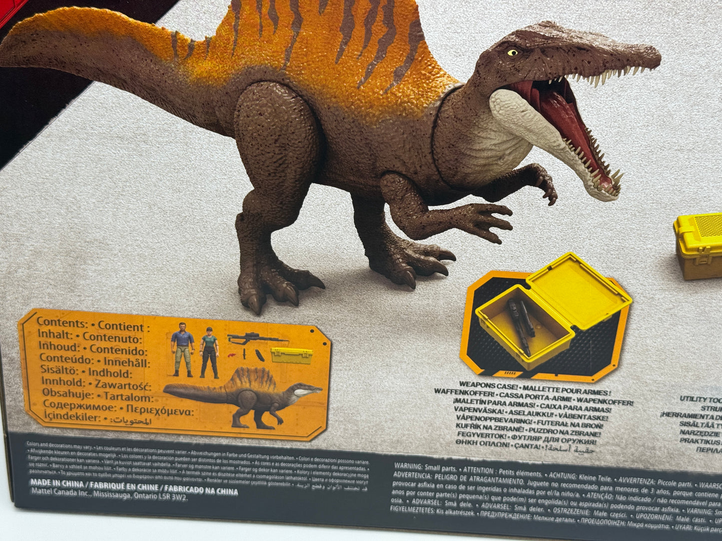Jurassic World Rebirth "Spinosaurus Danger Set" Gefahrenset mit Zubehör (2025)