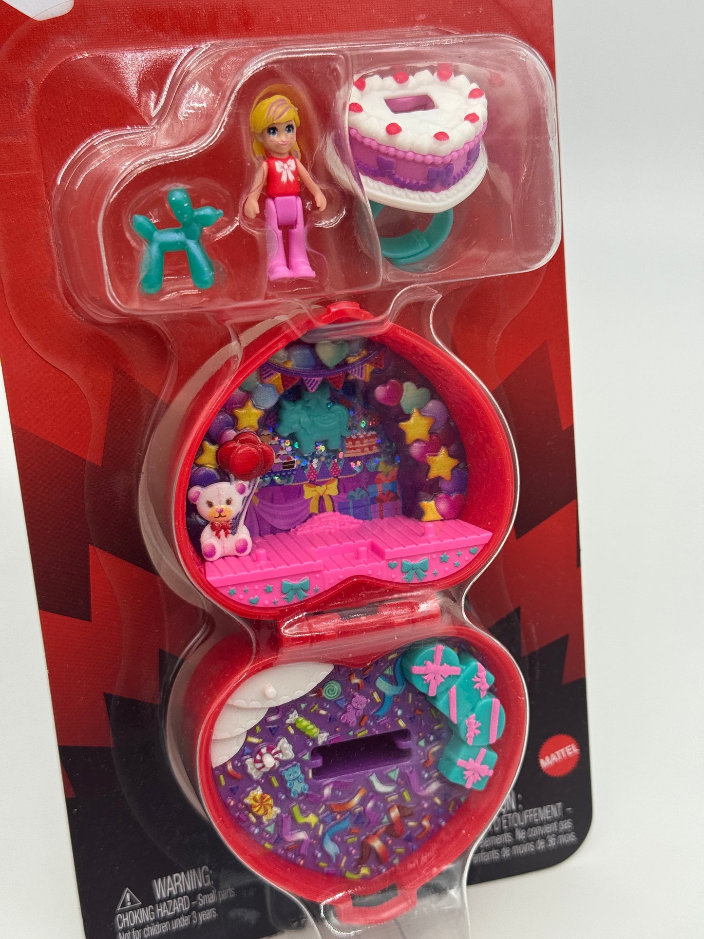 Polly Pocket 80 Jahre Mattel "Ringetui Herz und Ring Geburtstagstorte" (2025)