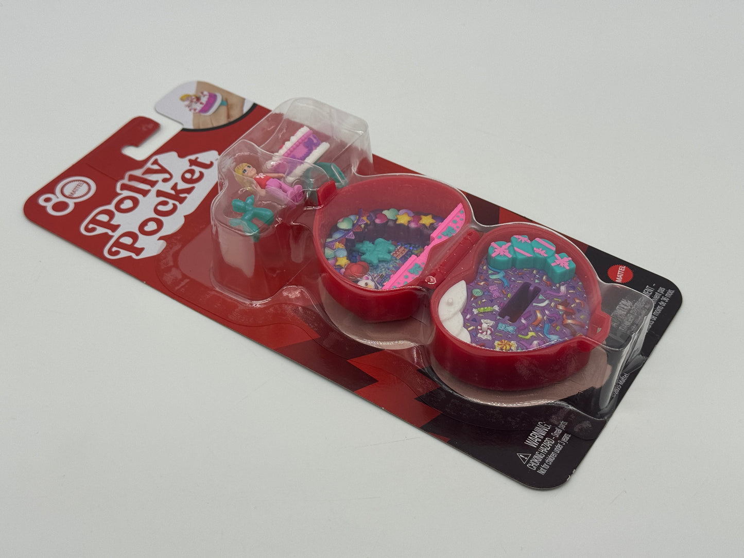 Polly Pocket 80 Jahre Mattel "Ringetui Herz und Ring Geburtstagstorte" (2025)