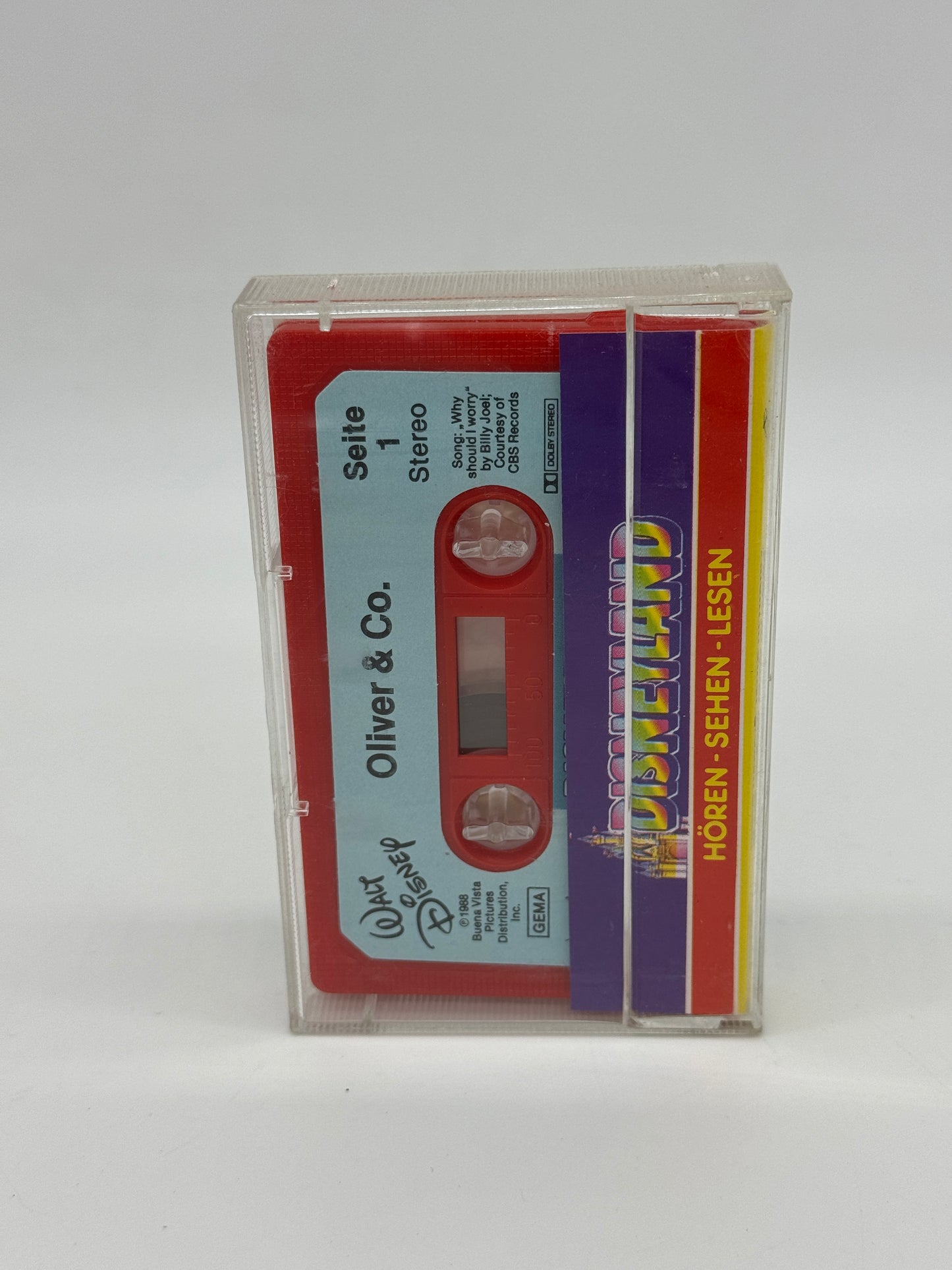 Walt Disney "Oliver & Co. Allein in einer großen Stadt" Disneyland Hörspielkassette (1988)