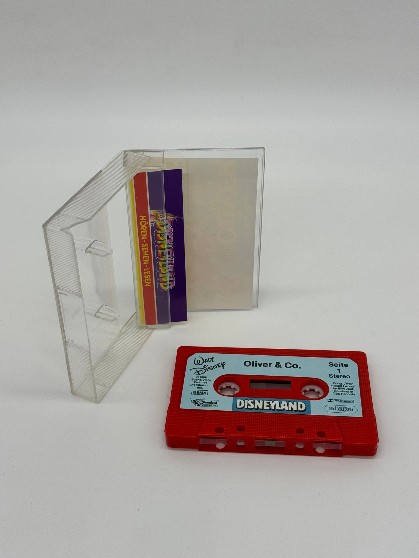 Walt Disney "Oliver & Co. Allein in einer großen Stadt" Disneyland Hörspielkassette (1988)