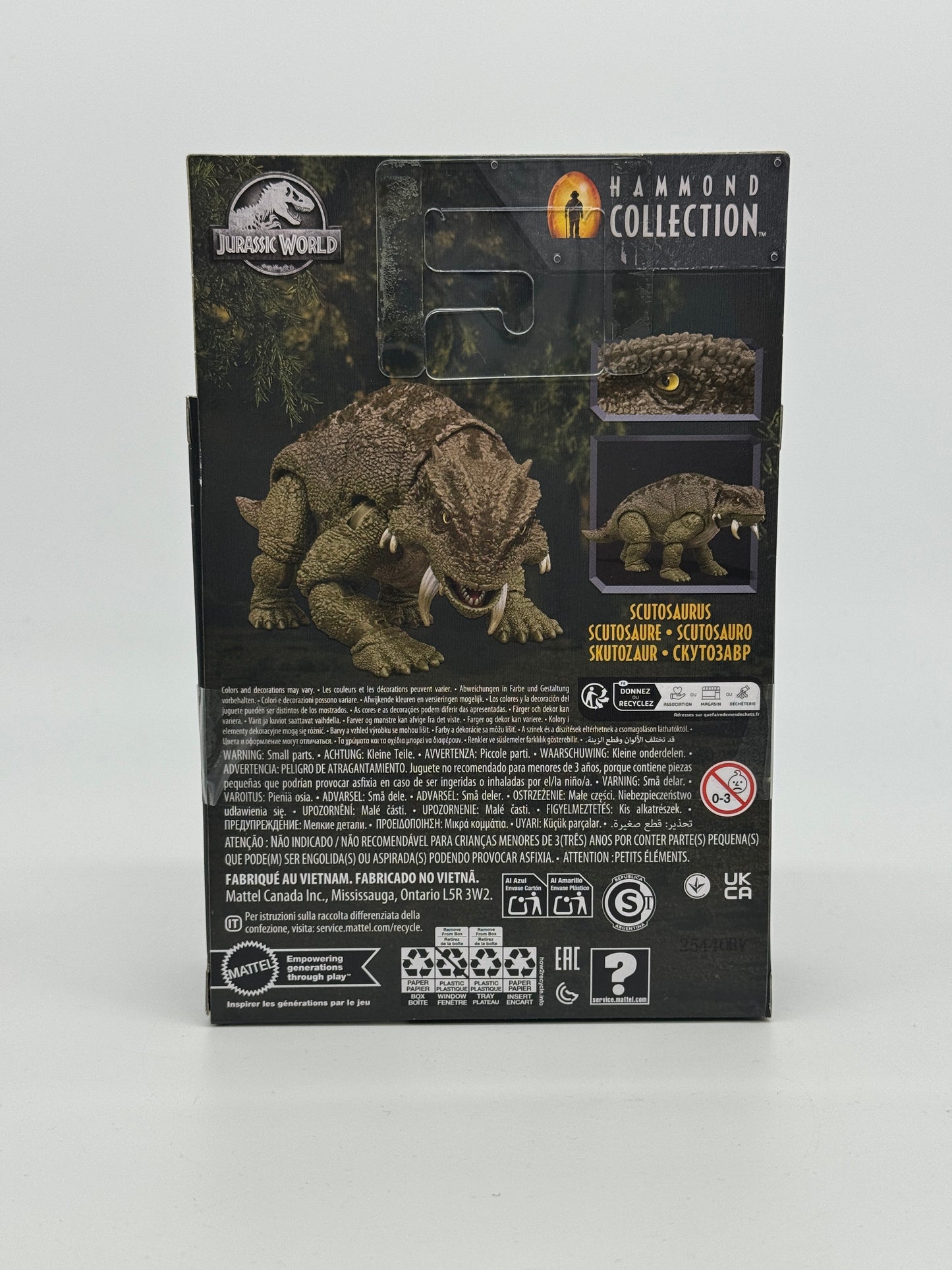 Jurassic World Hammond Collection "Scutosaurus" True FX Premium Details EU Version (2025)