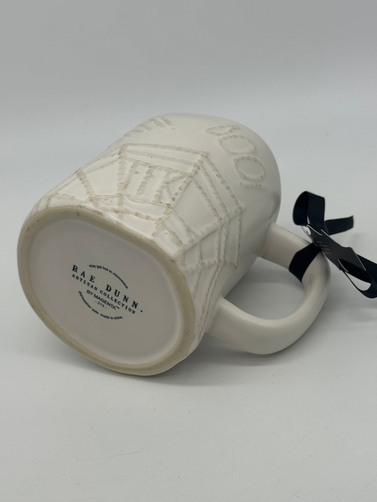 Rae Dunn Tasse "Aah! Boo!" Spinnen Halloween Kaffeebecher Artisan Collection by Magenta