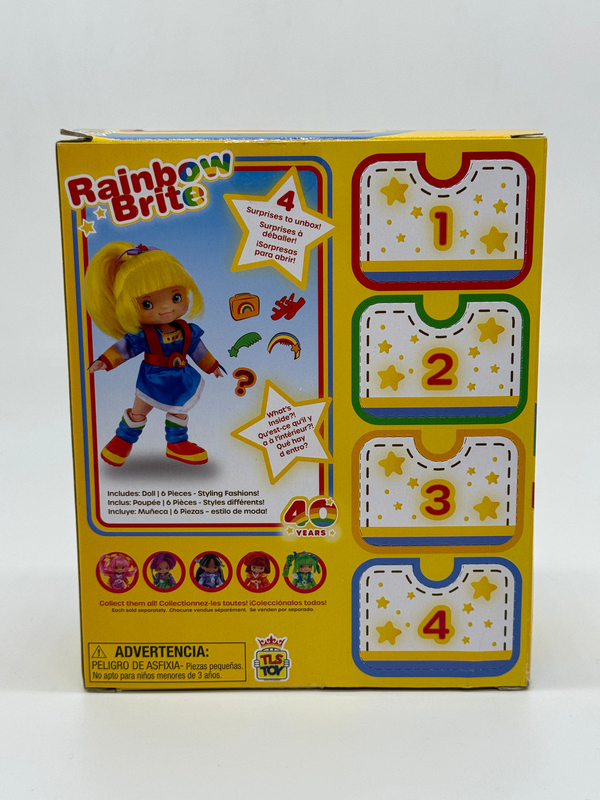Rainbow Brite "Regina Regenbogen" 40 Jahre mit Überraschungszubehör (2024) - End of Toys Store