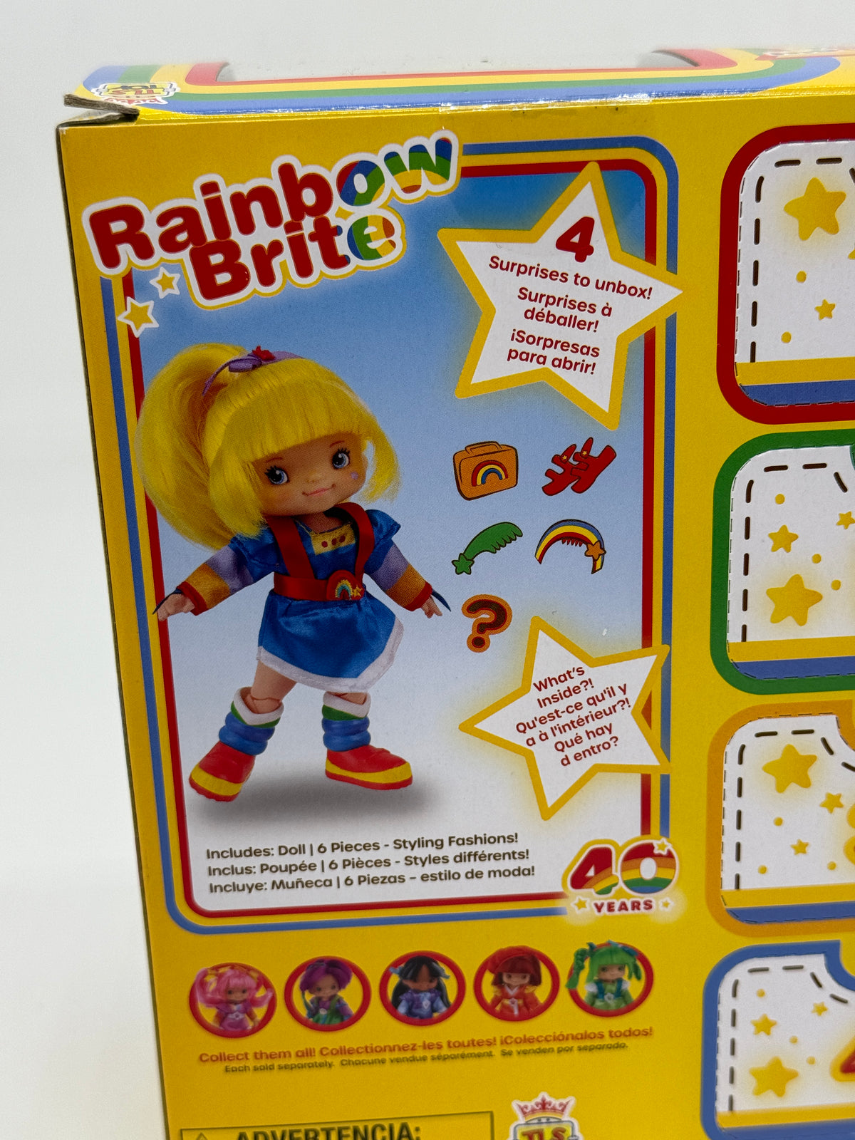 Rainbow Brite "Regina Regenbogen" 40 Jahre mit Überraschungszubehör (2024) - End of Toys Store